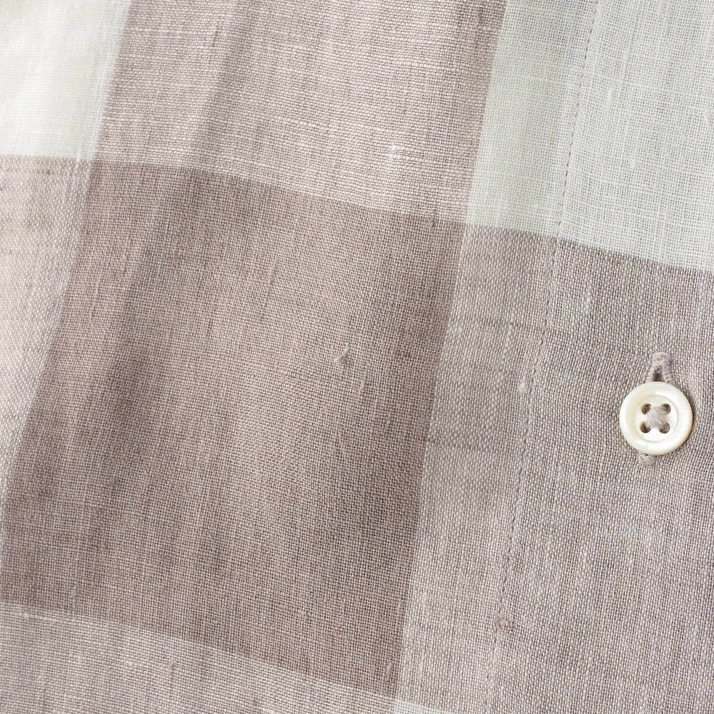 LARGE CHECK LINEN SHIRT