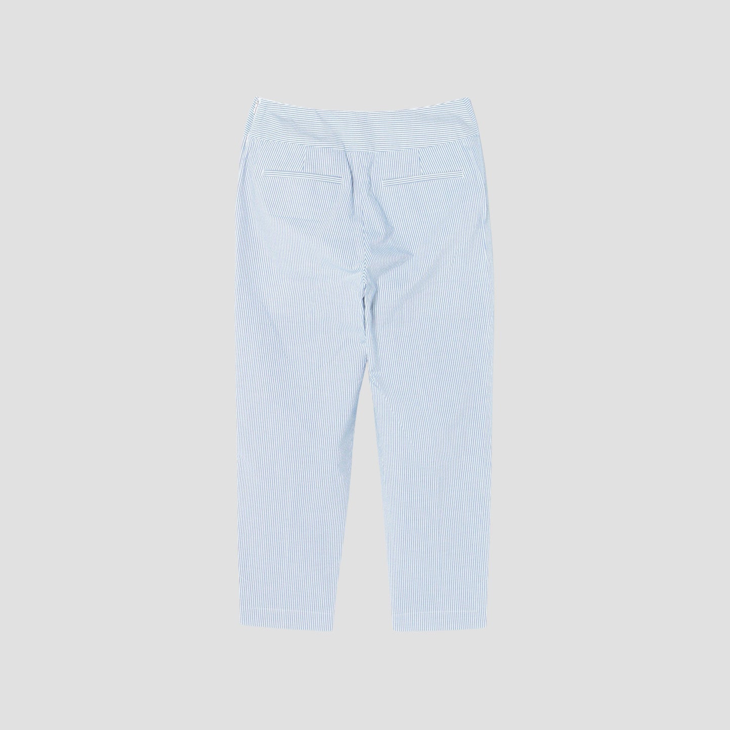STRETCHED SEERSUCKER TROUSERS