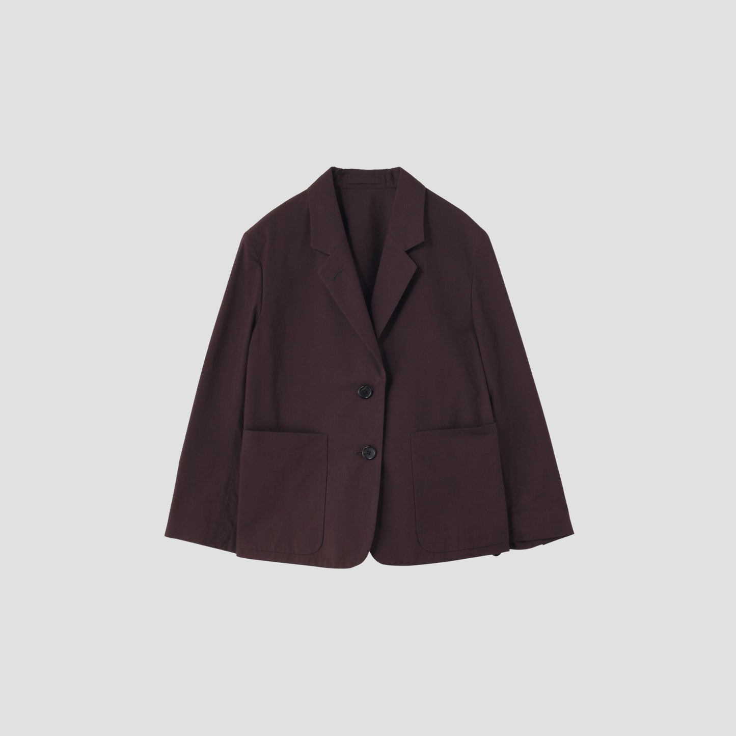 MATT COTTON SILK POPLIN JACKET