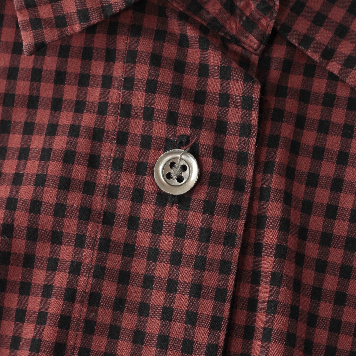DRY GINGHAMCHECK COTTON SHIRT