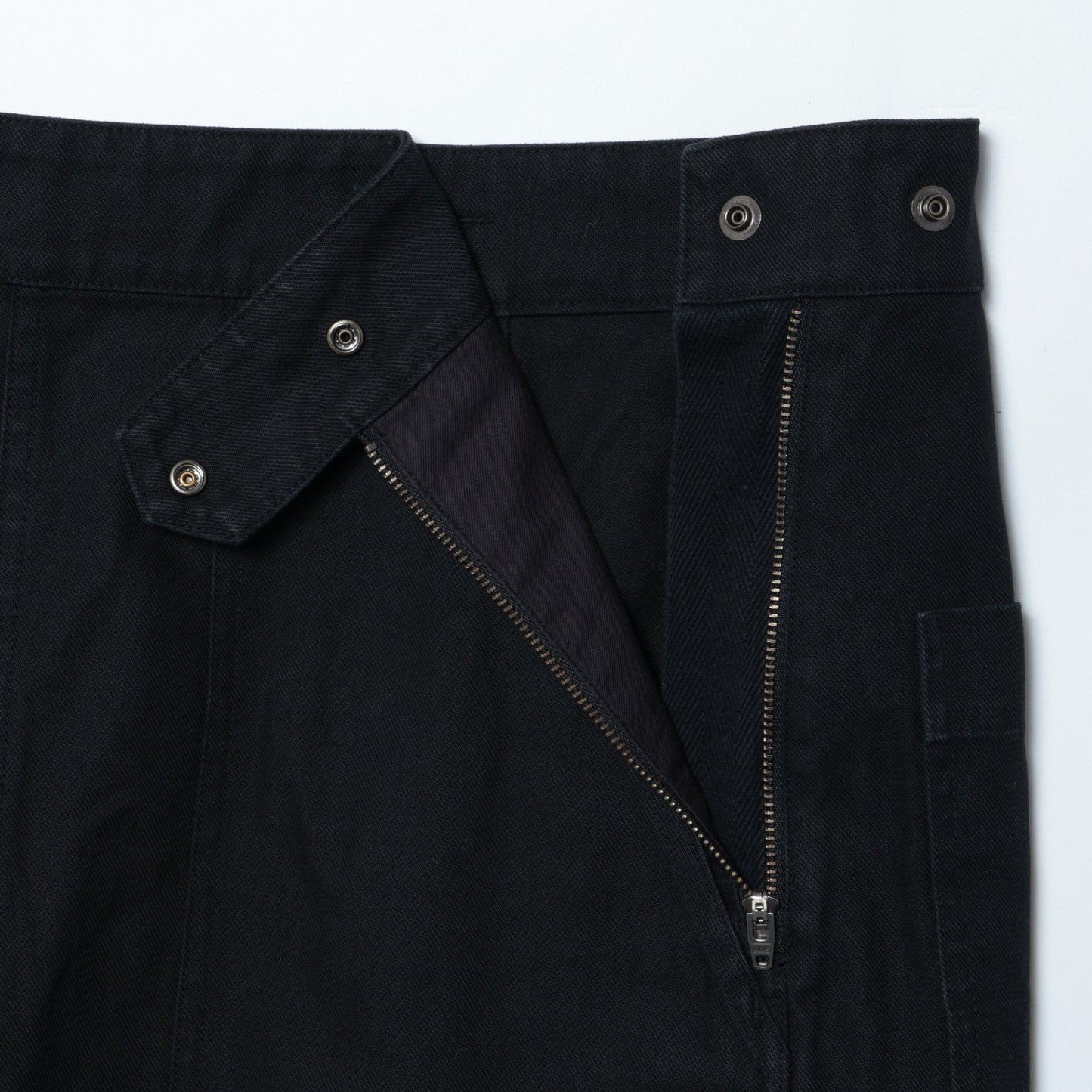 ORGANIC COTTON GABERDINE SKIRT