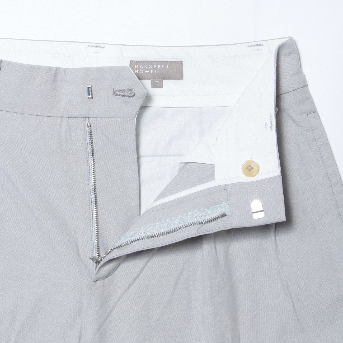COTTON OXFORD TROUSERS