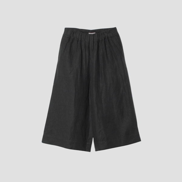 COATED LINEN PLAINWEAVE TROUSERS