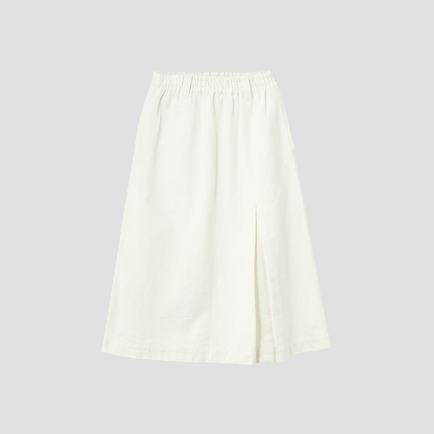 WORN LINEN COTTON DRILL SKIRT