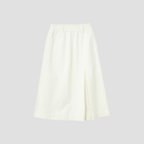 WORN LINEN COTTON DRILL SKIRT