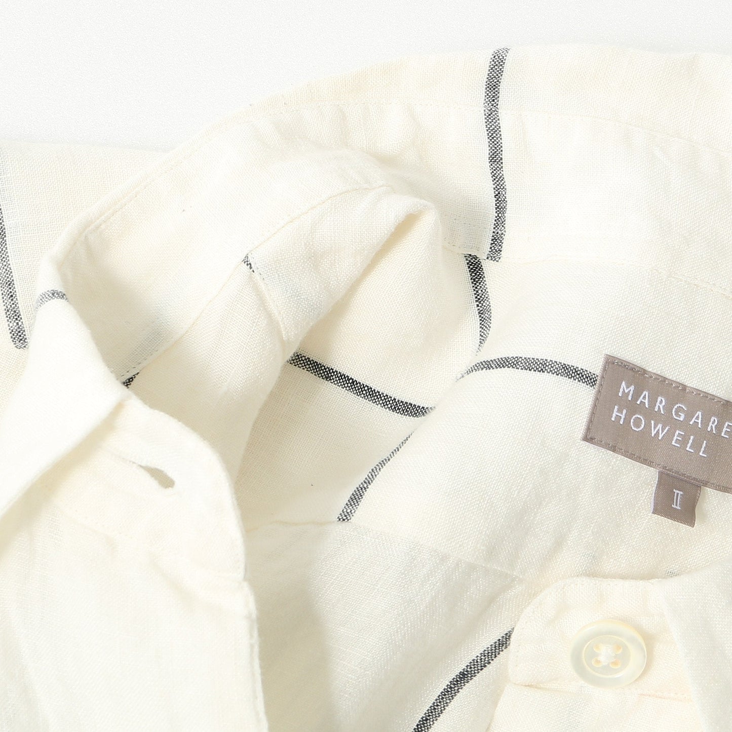 LARGE WINDOWPANE LINEN SHIRT