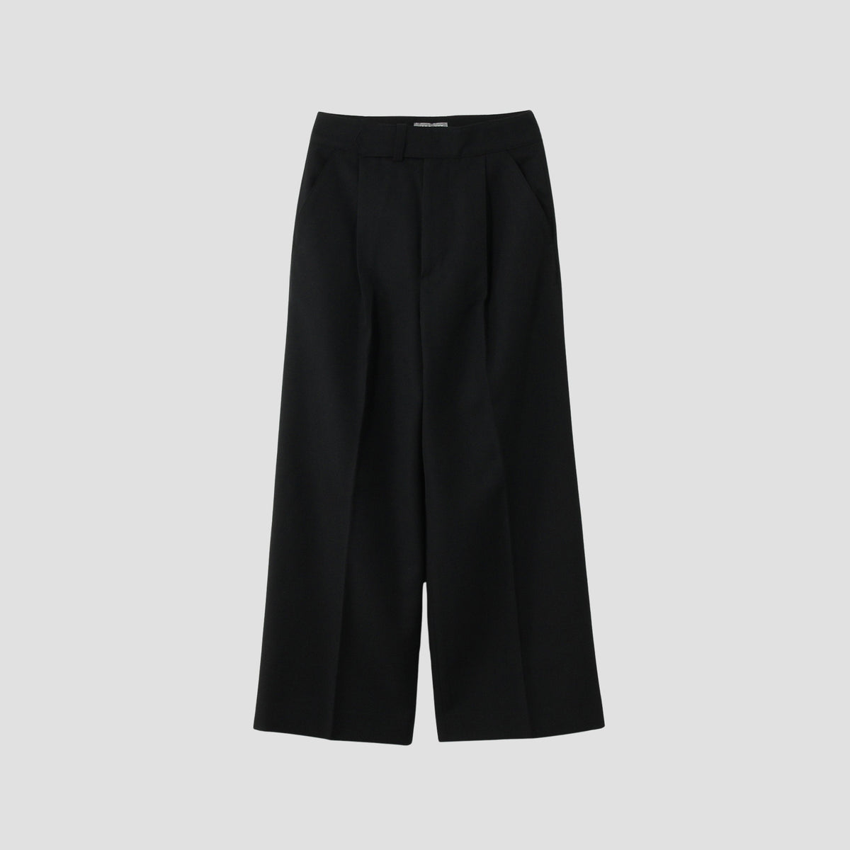 WOOL GABARDINE TROUSERS