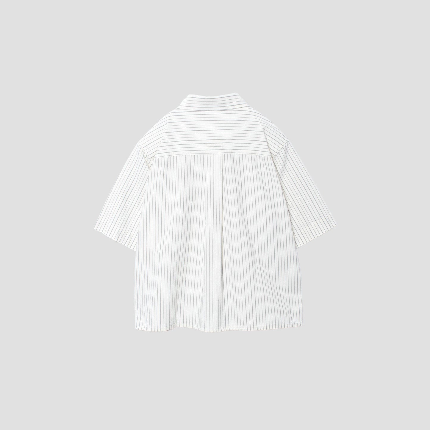 ODD STRIPE COTTON SHIRT
