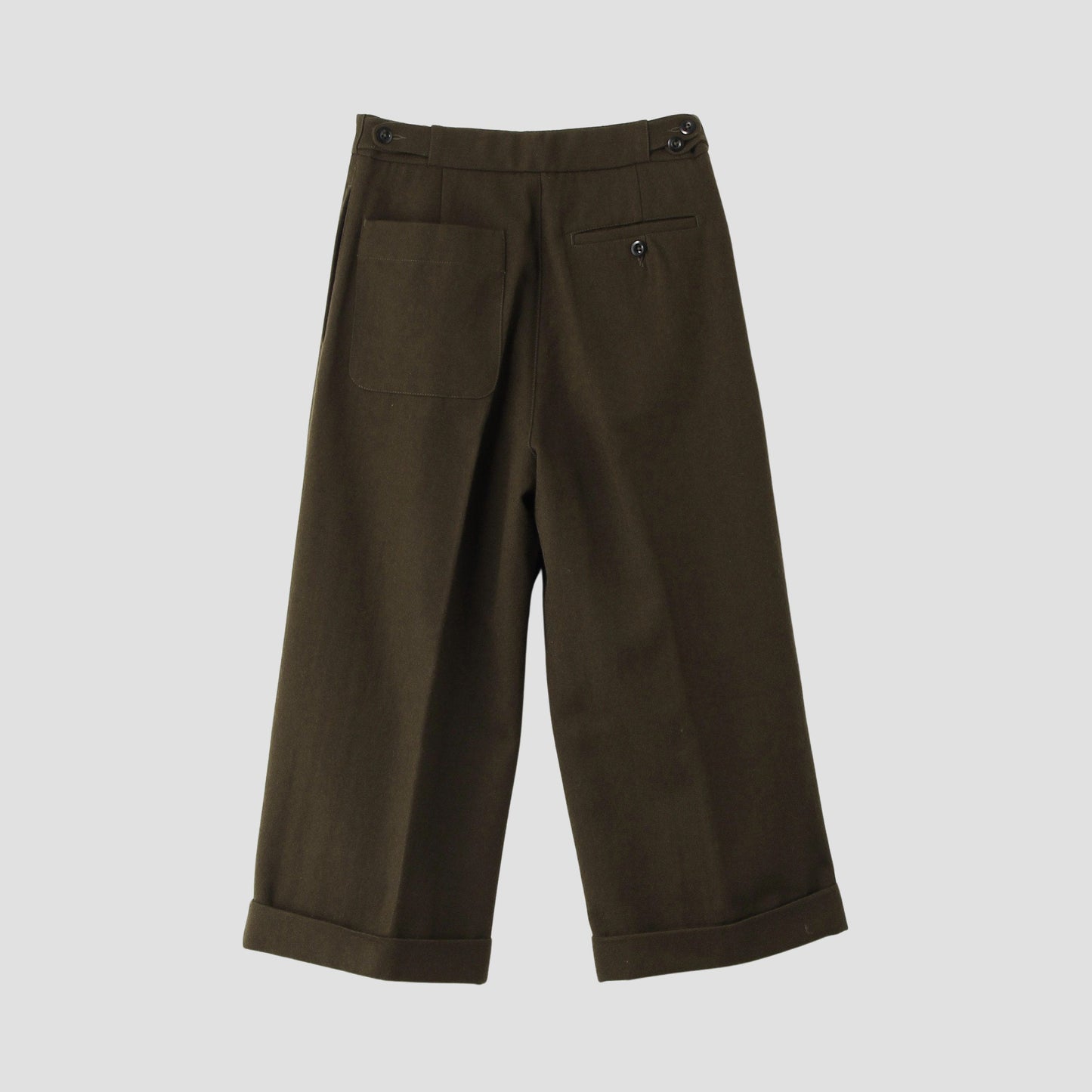 WOOL COTTON DRILL TROUSERS