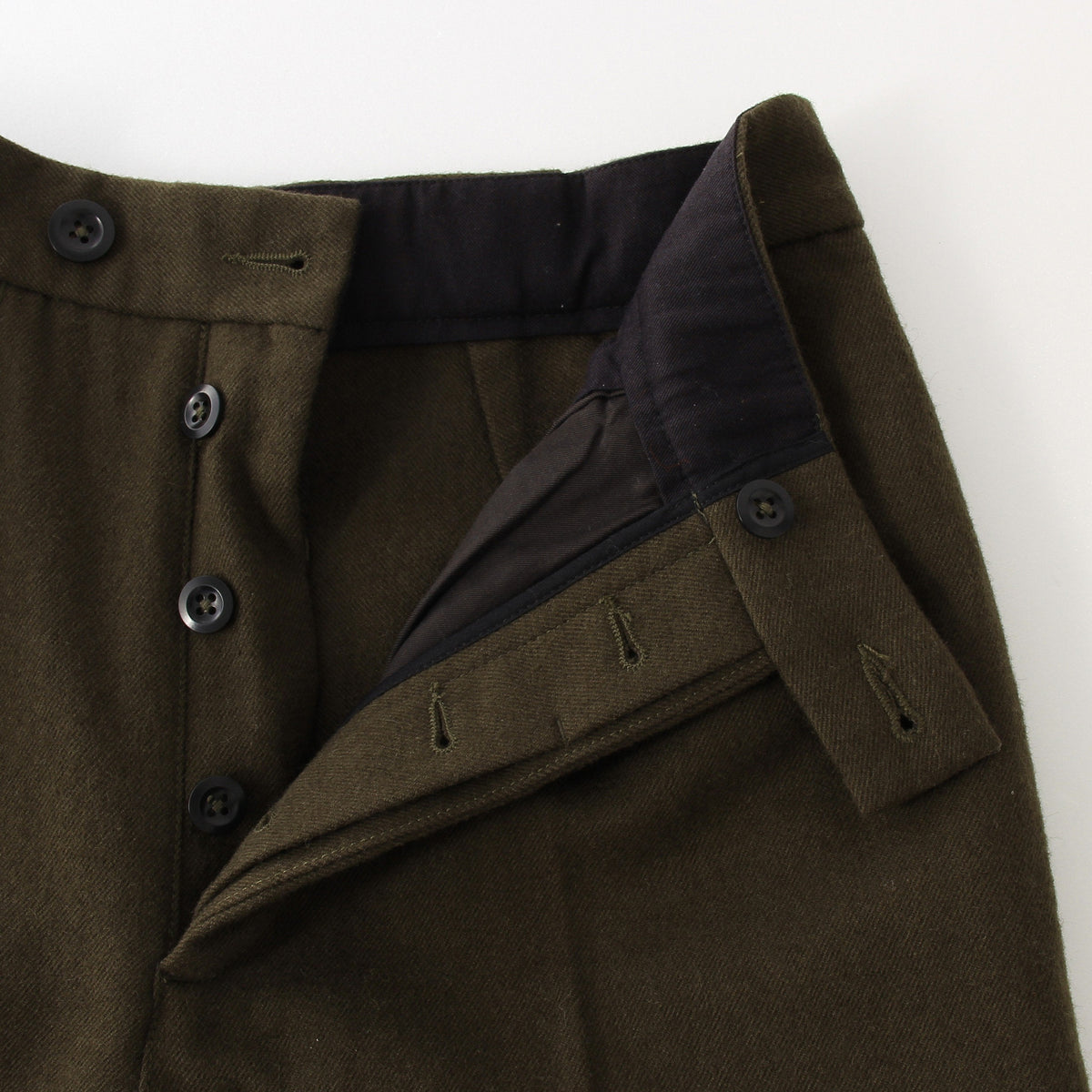 WOOL COTTON DRILL TROUSERS