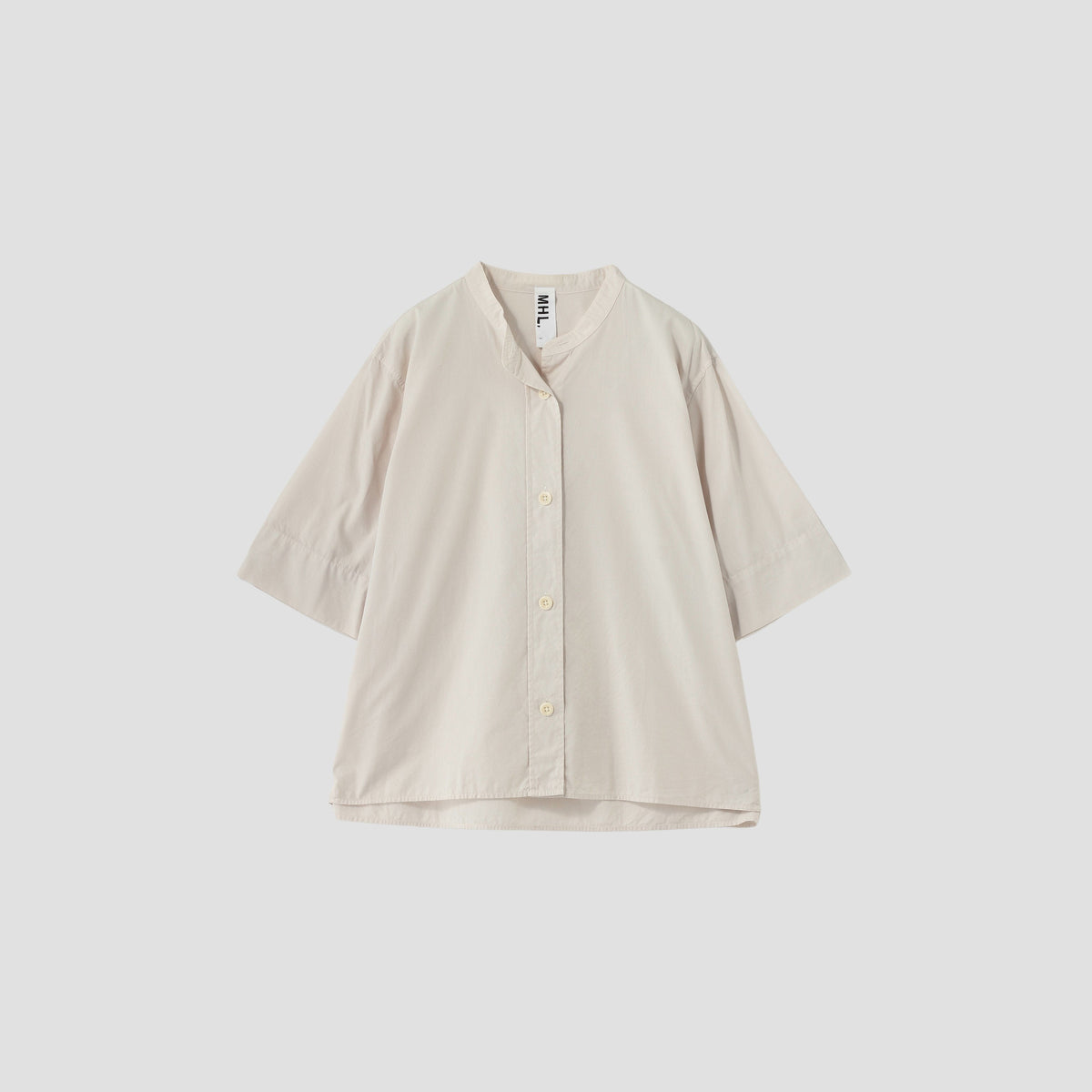 GARMENT DYE BASIC POPLIN SHIRT