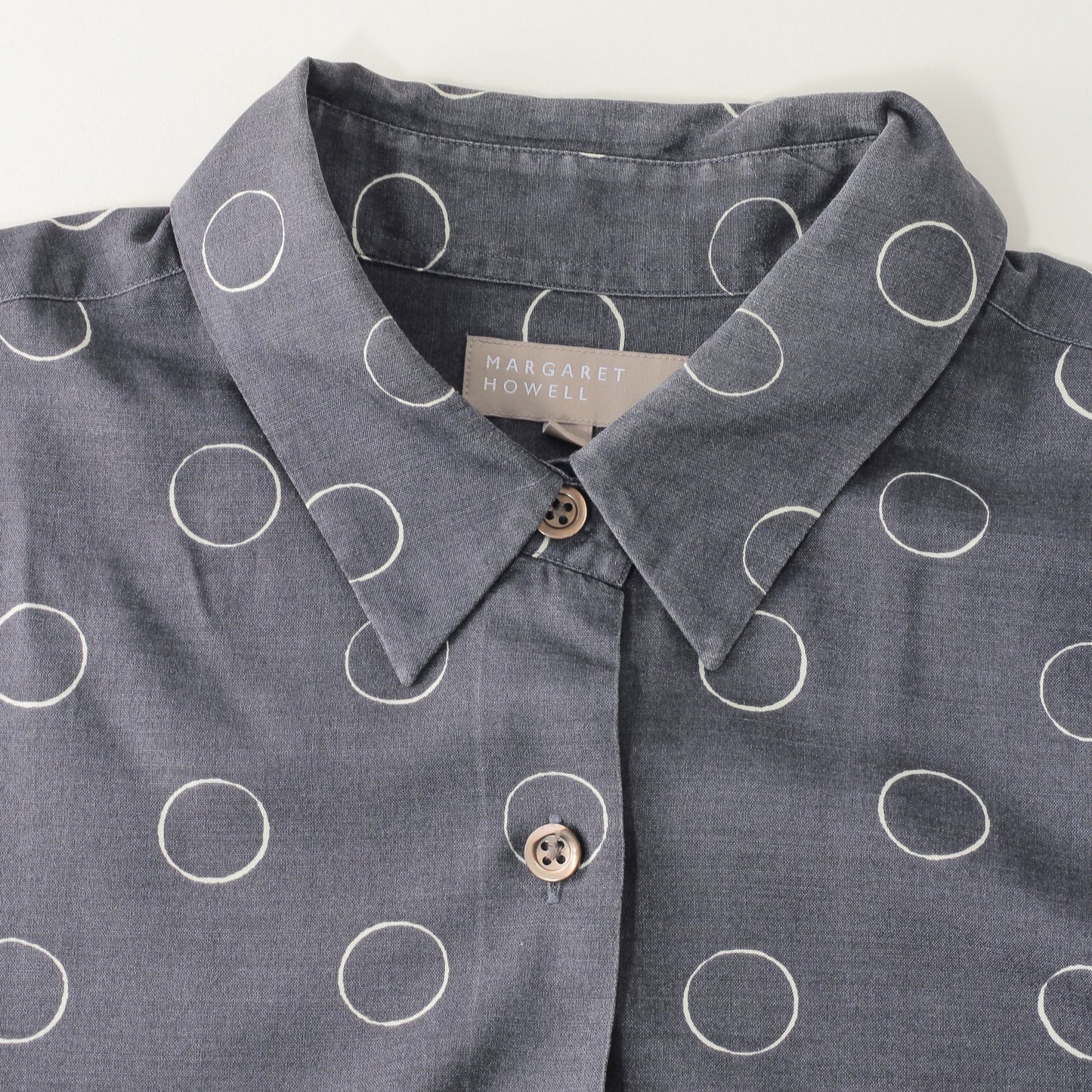 OUTLINE SPOT SILK SHIRT