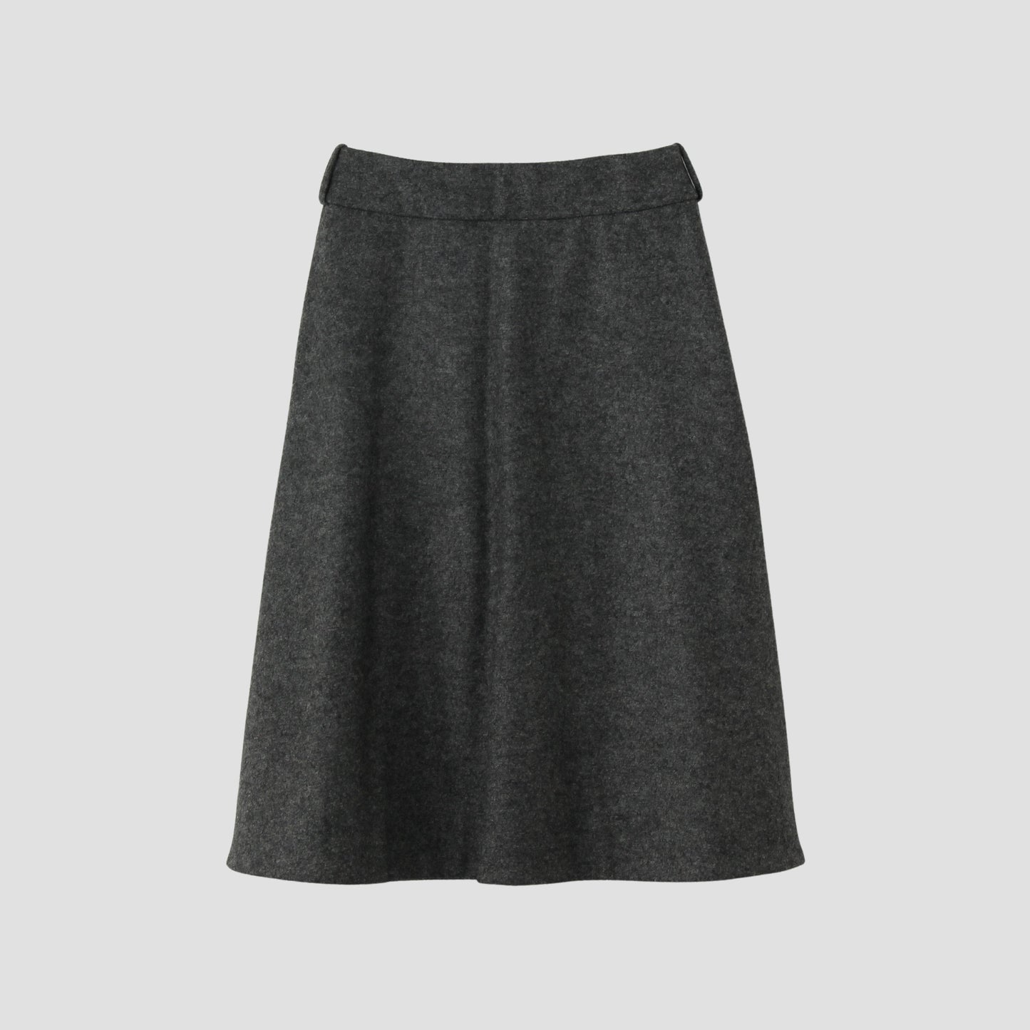 FELTED WOOL JERSEY SKIRT