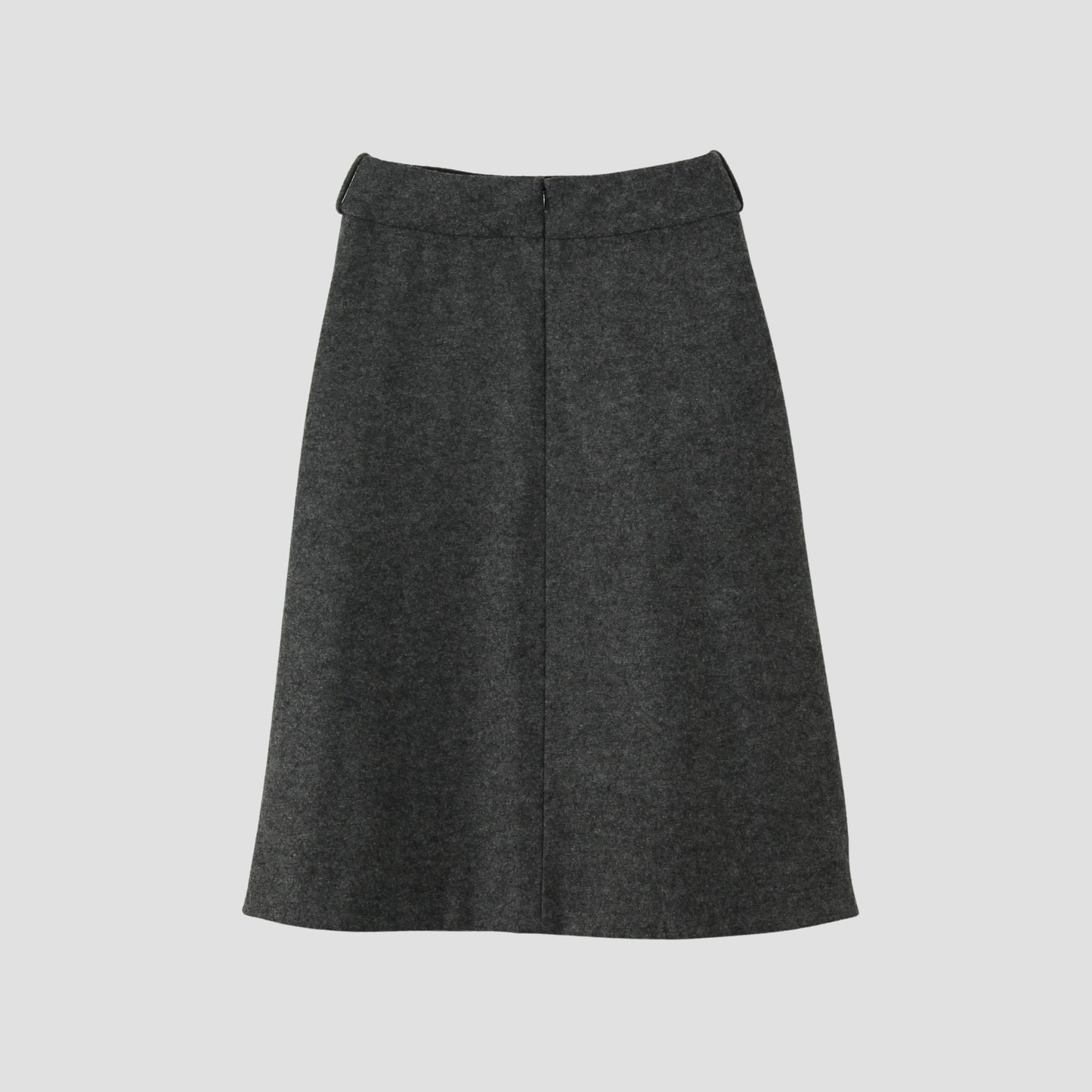 FELTED WOOL JERSEY SKIRT