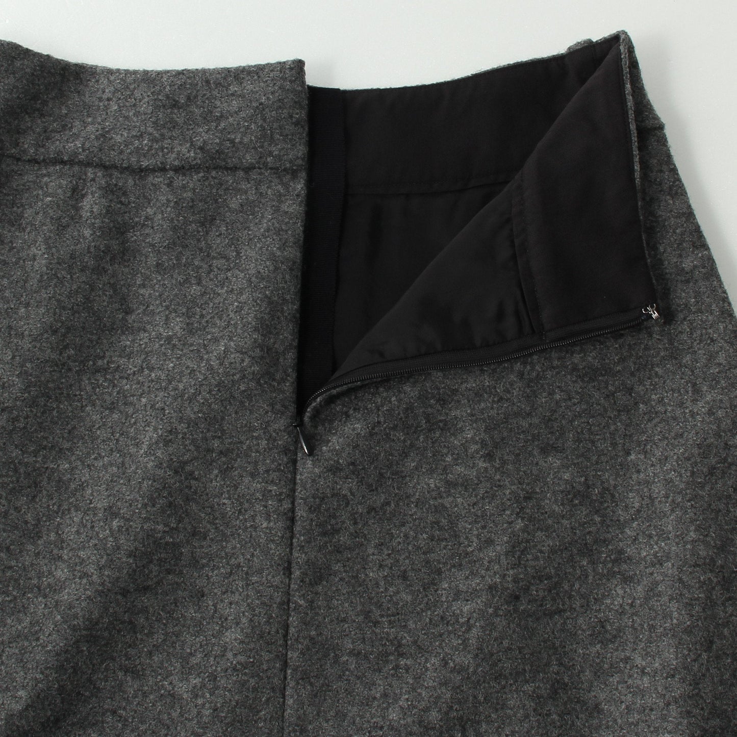 FELTED WOOL JERSEY SKIRT