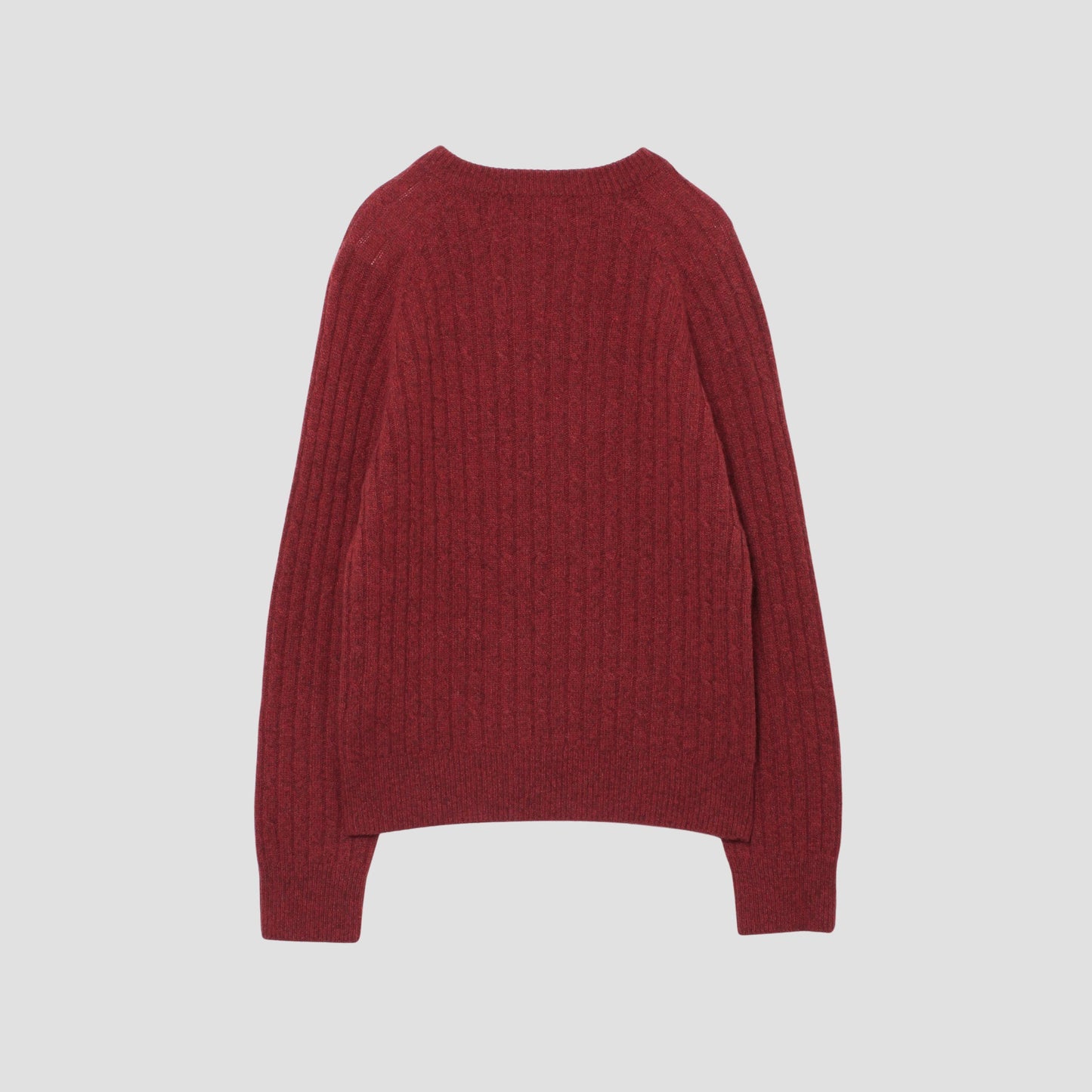 CASHMERE WOOL CABLE KNIT