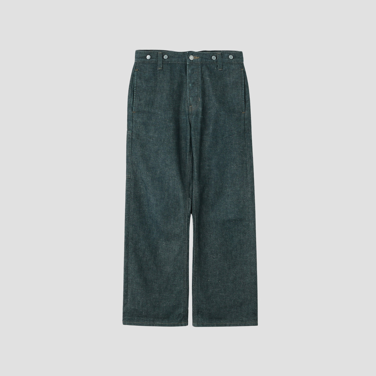YELLOW CAST DENIM TROUSERS