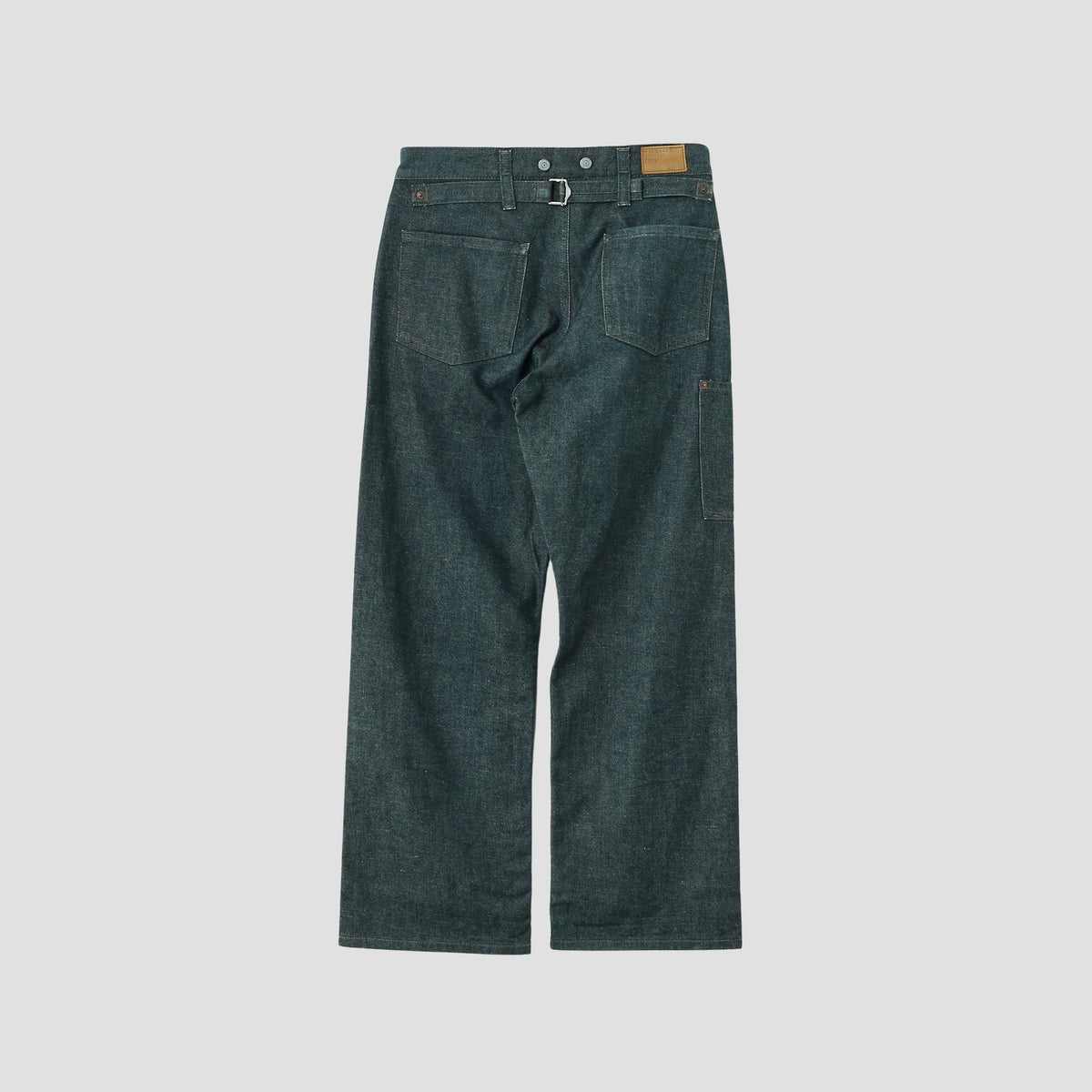 YELLOW CAST DENIM TROUSERS