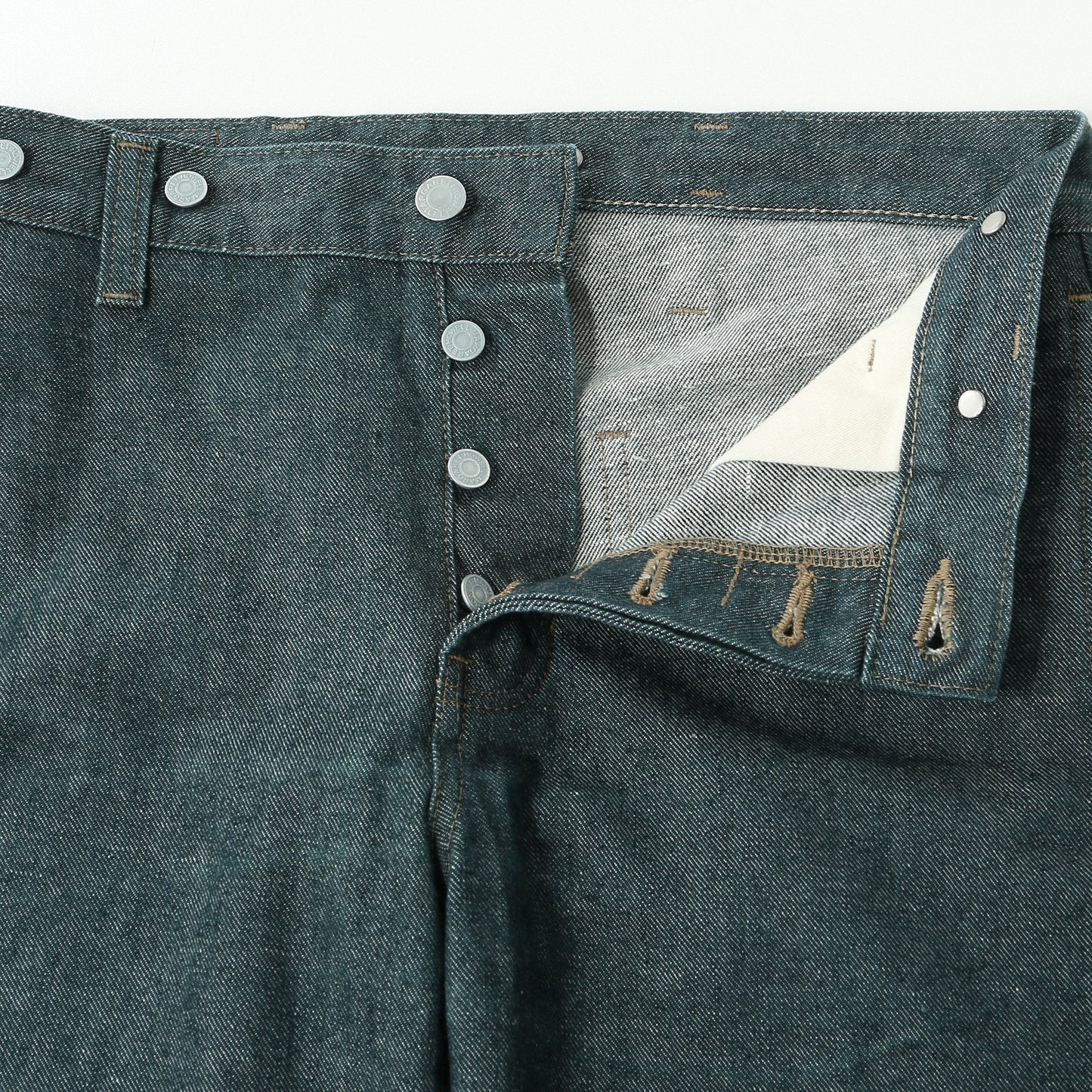 YELLOW CAST DENIM TROUSERS