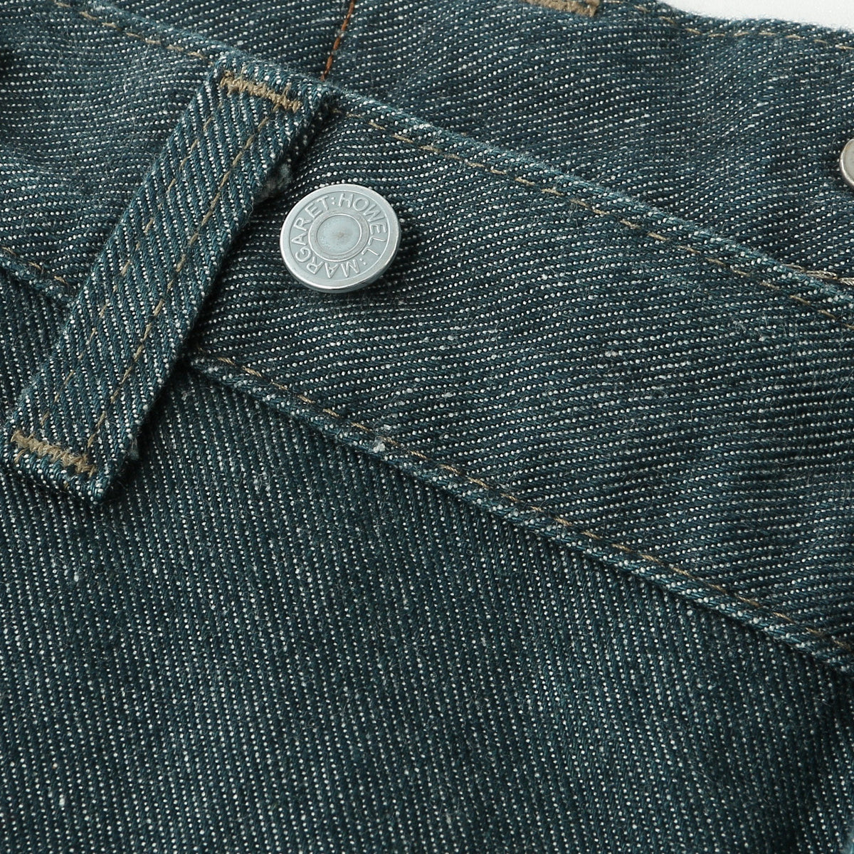 YELLOW CAST DENIM TROUSERS