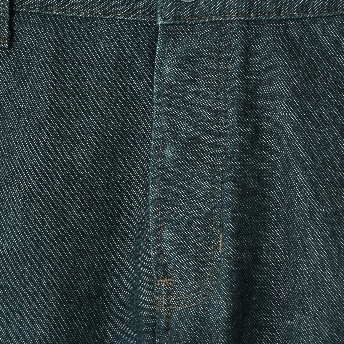 YELLOW CAST DENIM TROUSERS