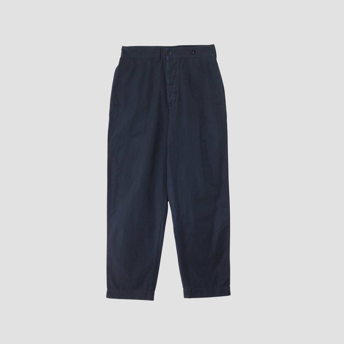 GARMENT DYE CANVAS TROUSERS