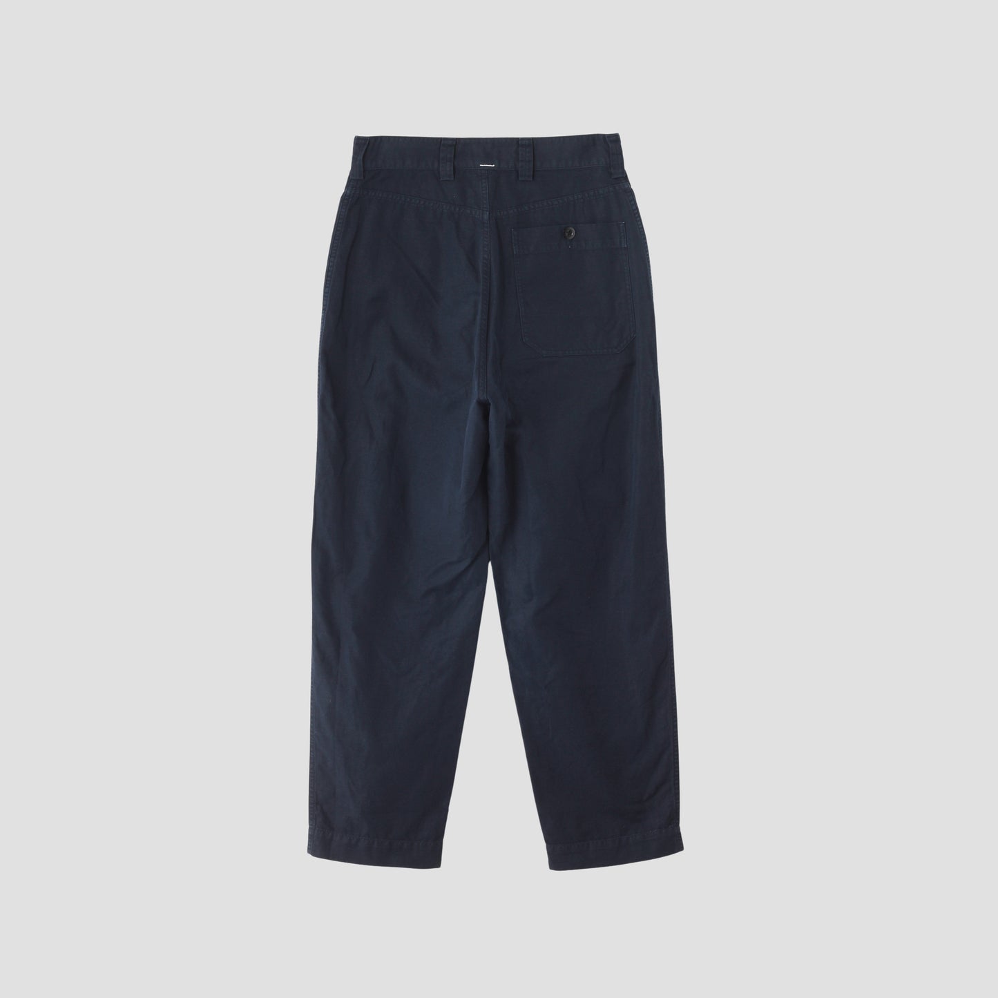 GARMENT DYE CANVAS TROUSERS