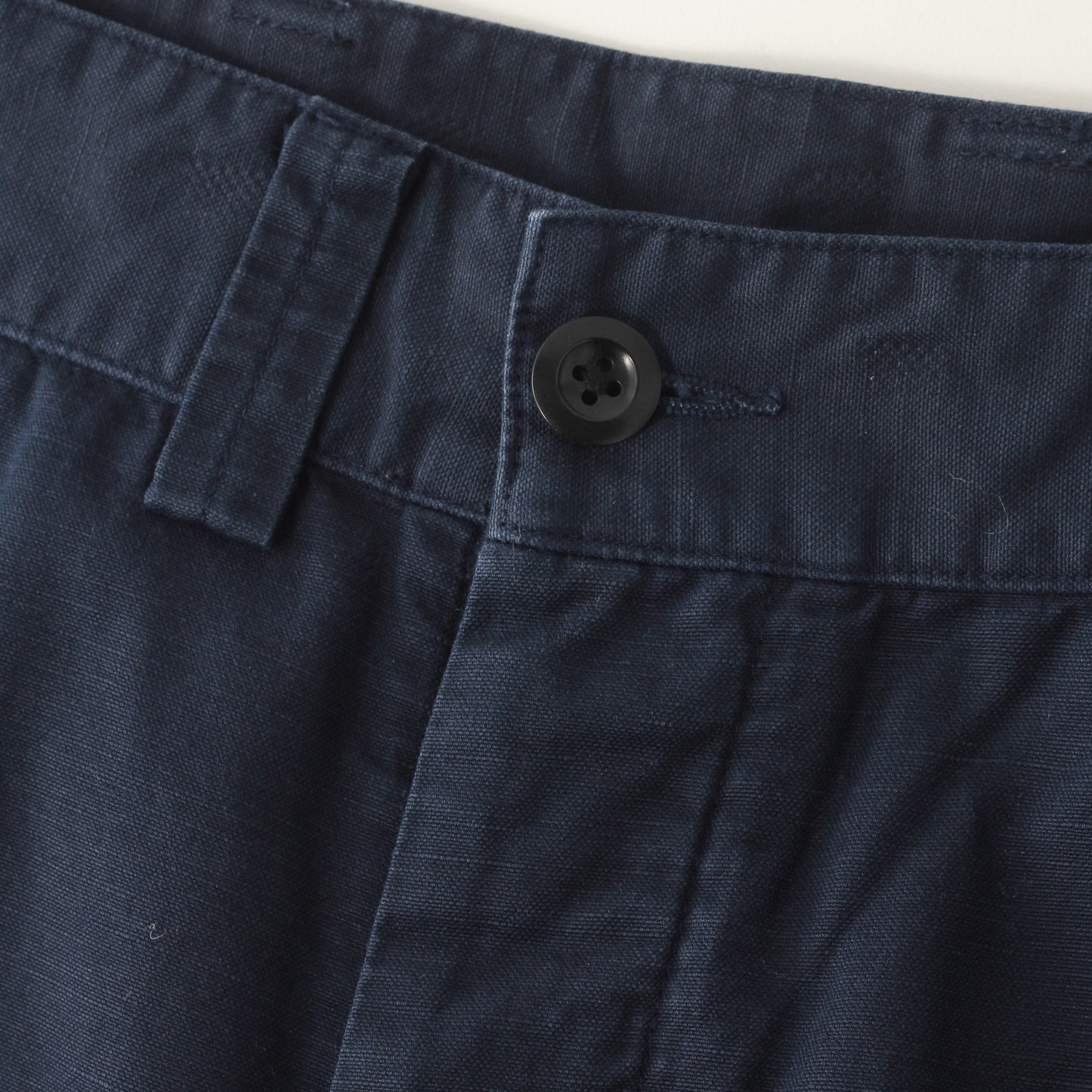 GARMENT DYE CANVAS TROUSERS