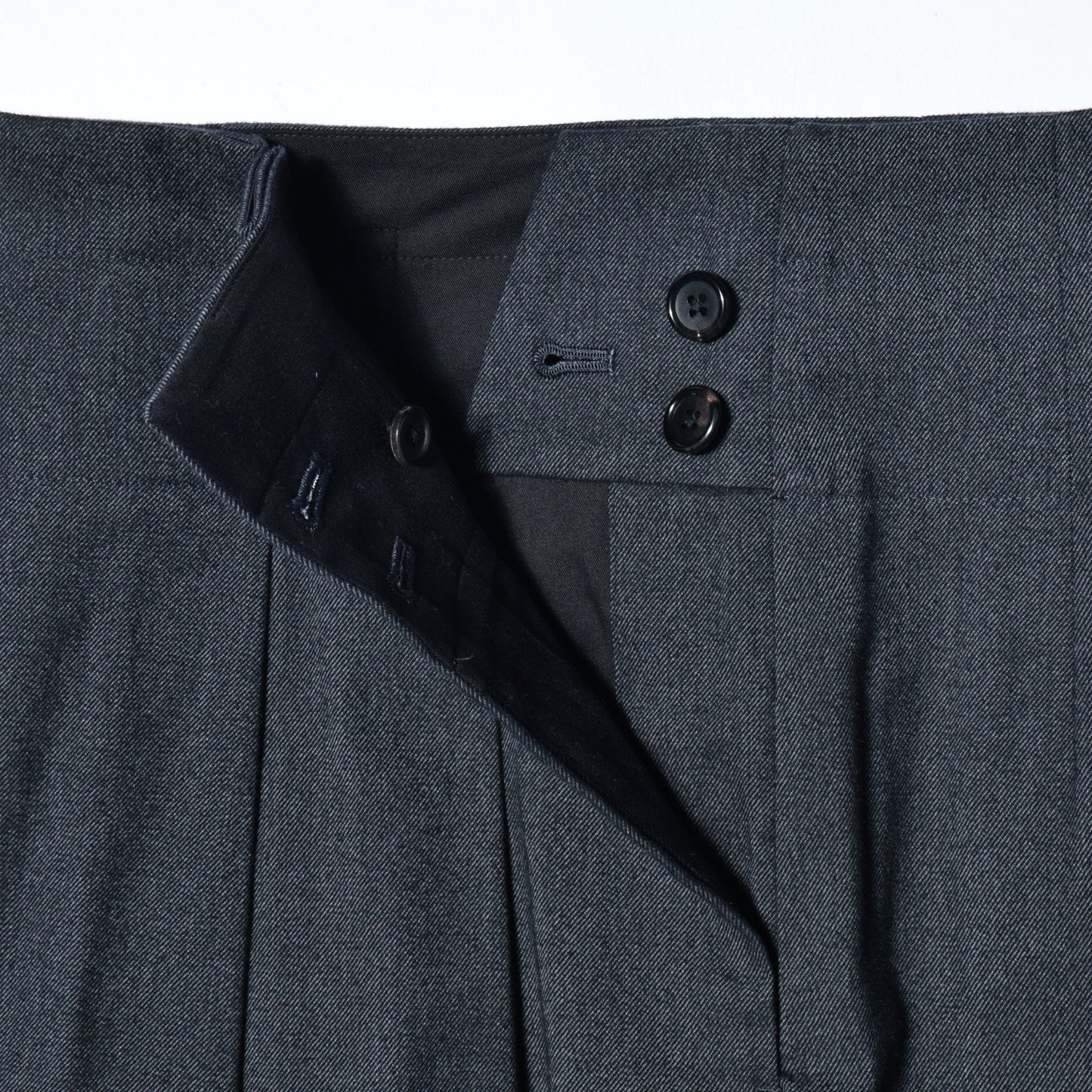 BRUSHED COTTON WOOL SKIRT