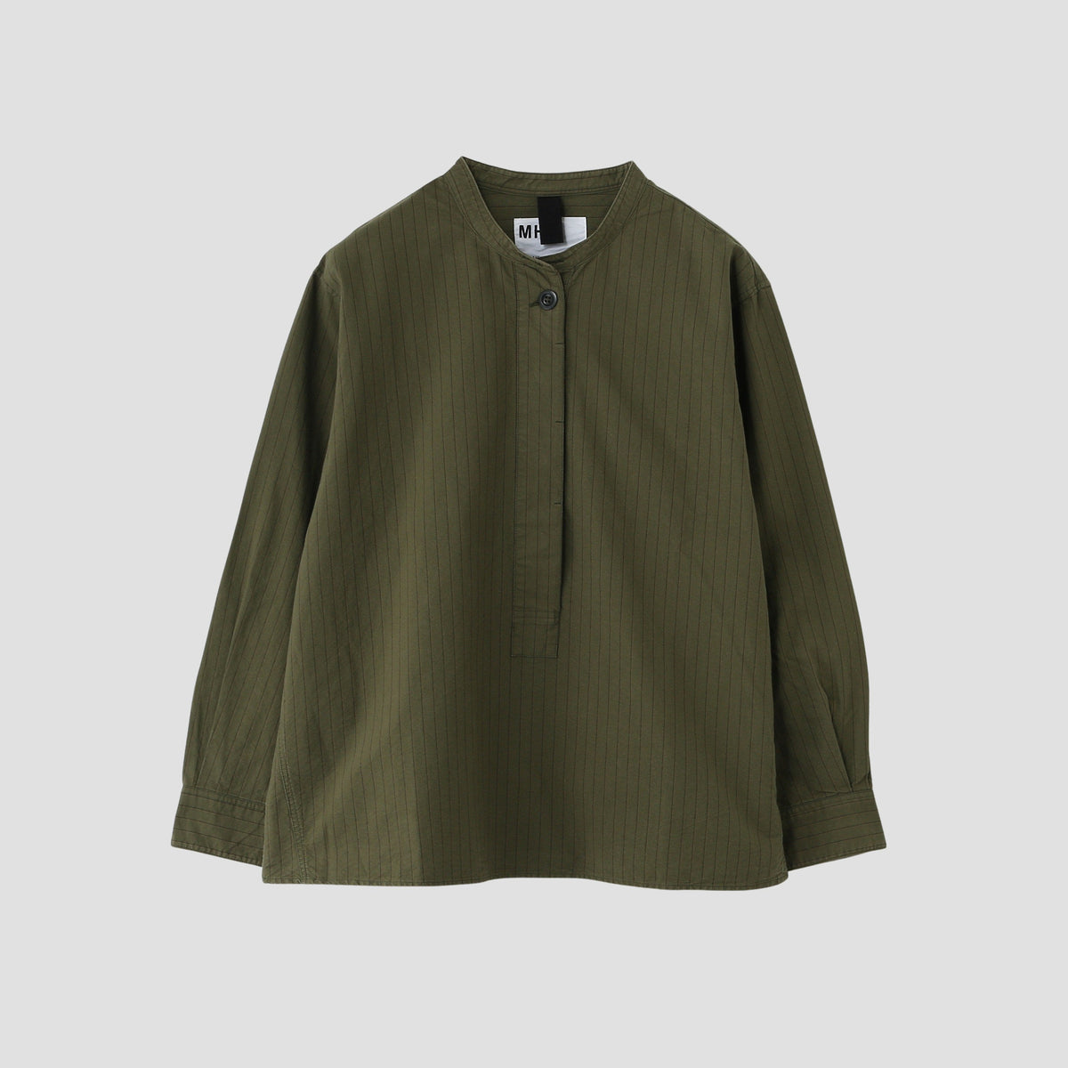 SHADOW STRIPE COTTON SHIRT