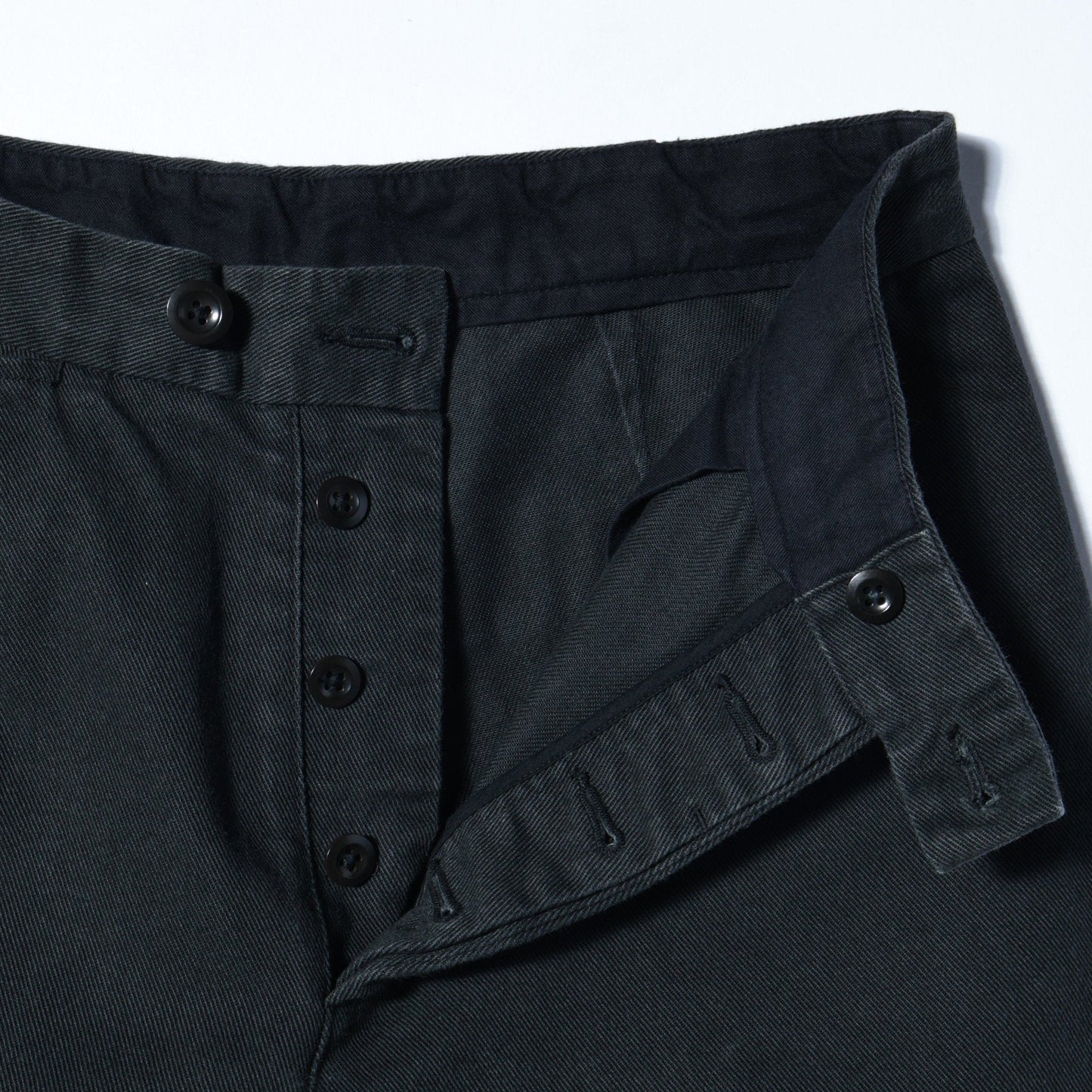 RAISED COTTON DRILL TROUSERS