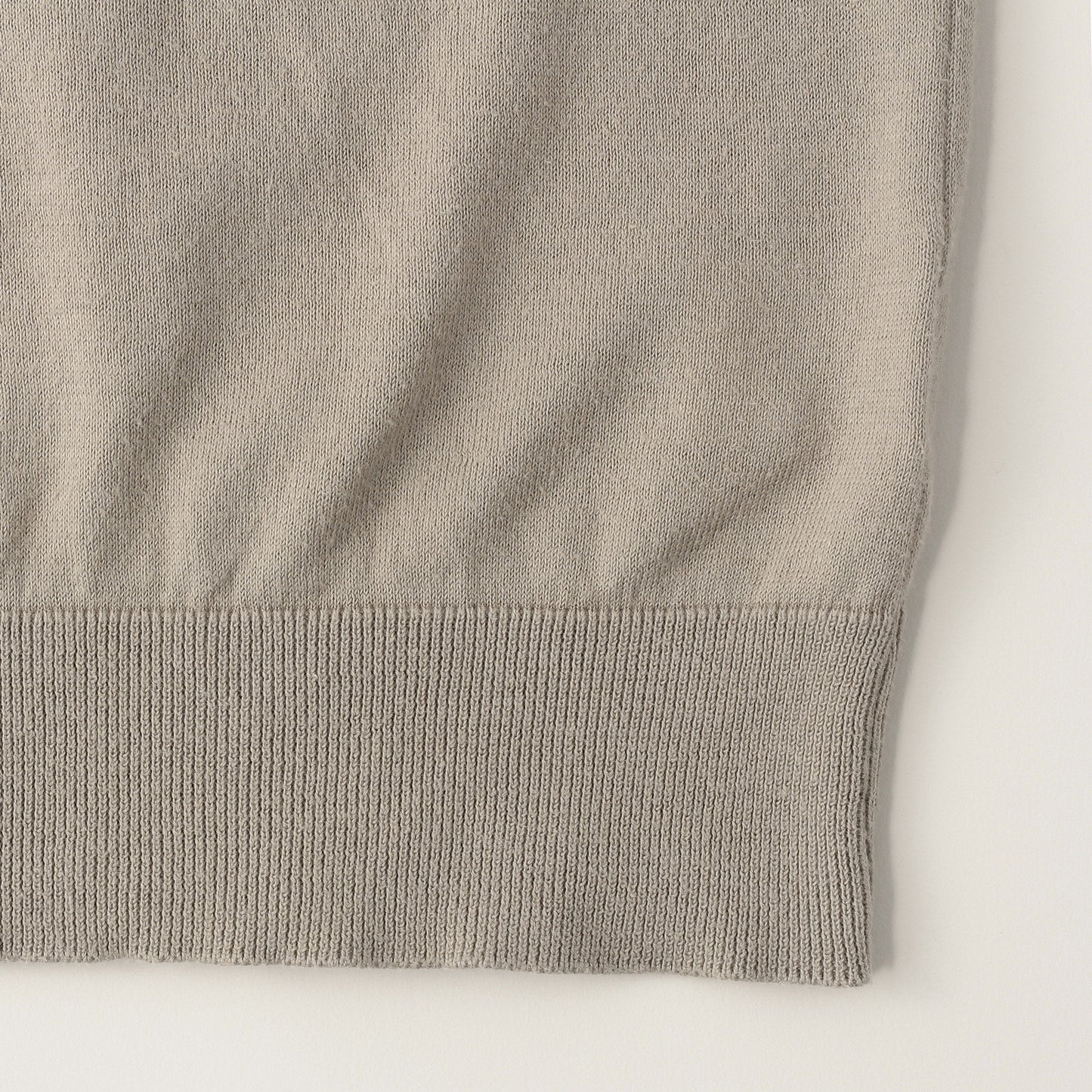 COTTON V NECK JUMPER KNIT