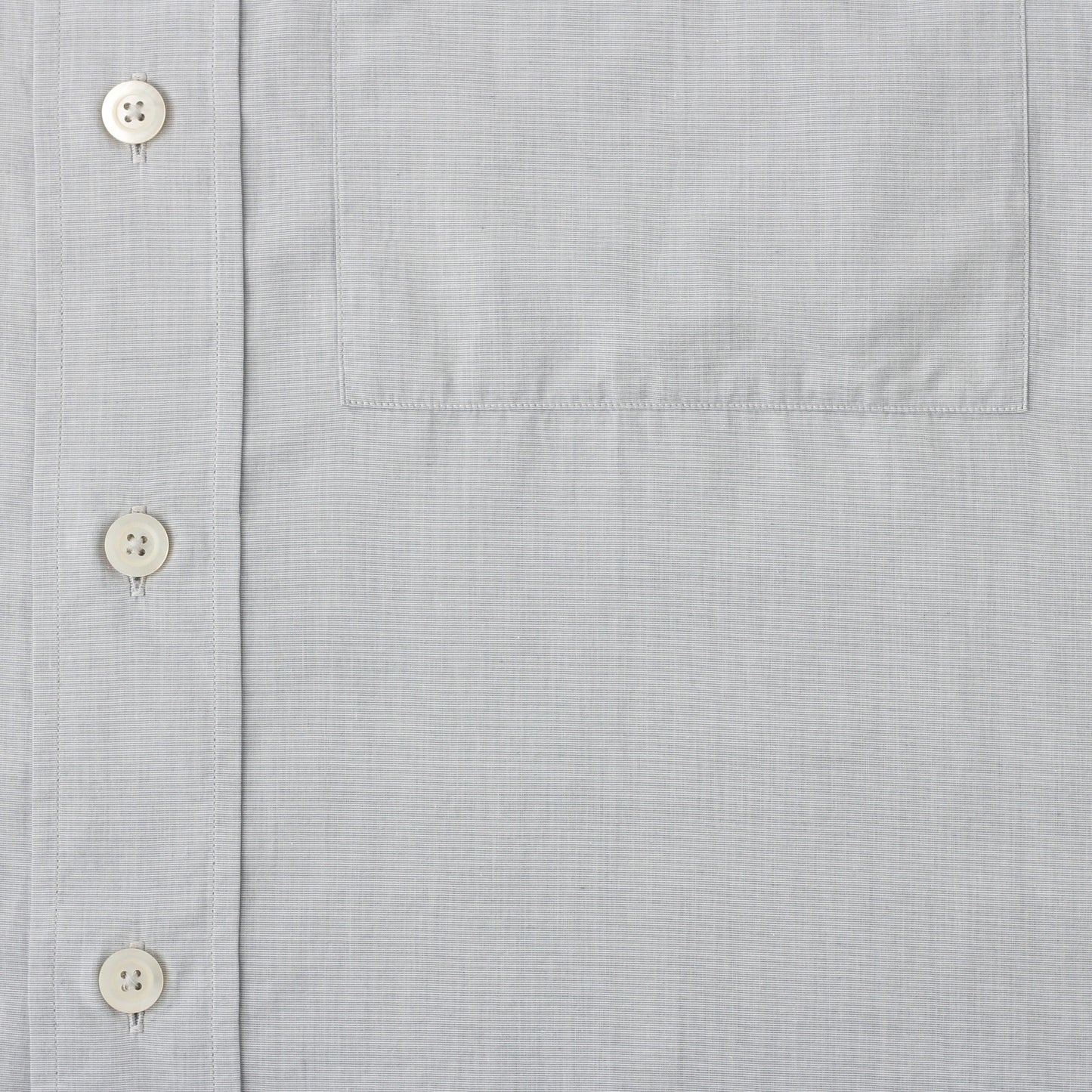 END ON END COTTON SILK POPLIN SHIRT