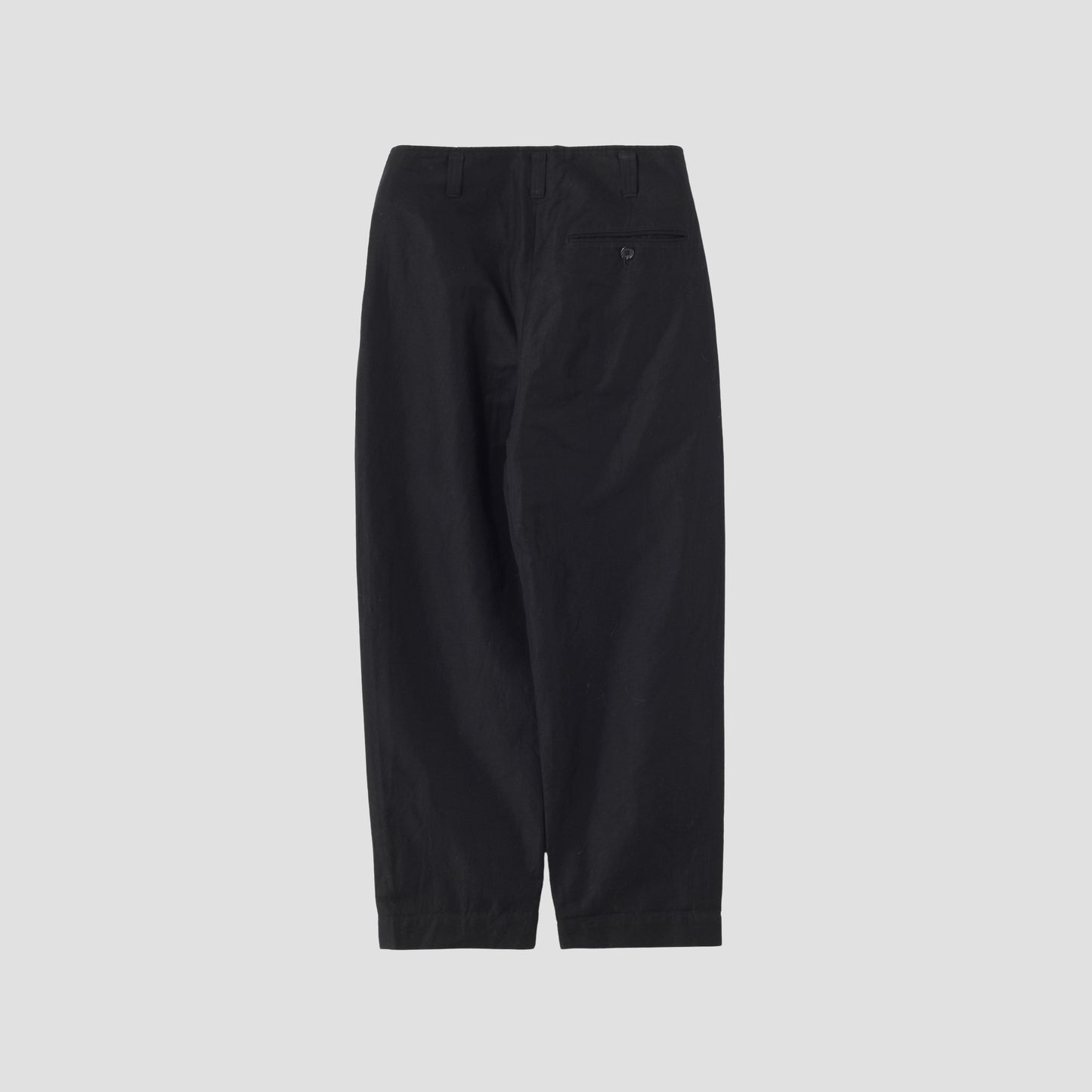 COTTON LINEN TWILL TROUSERS