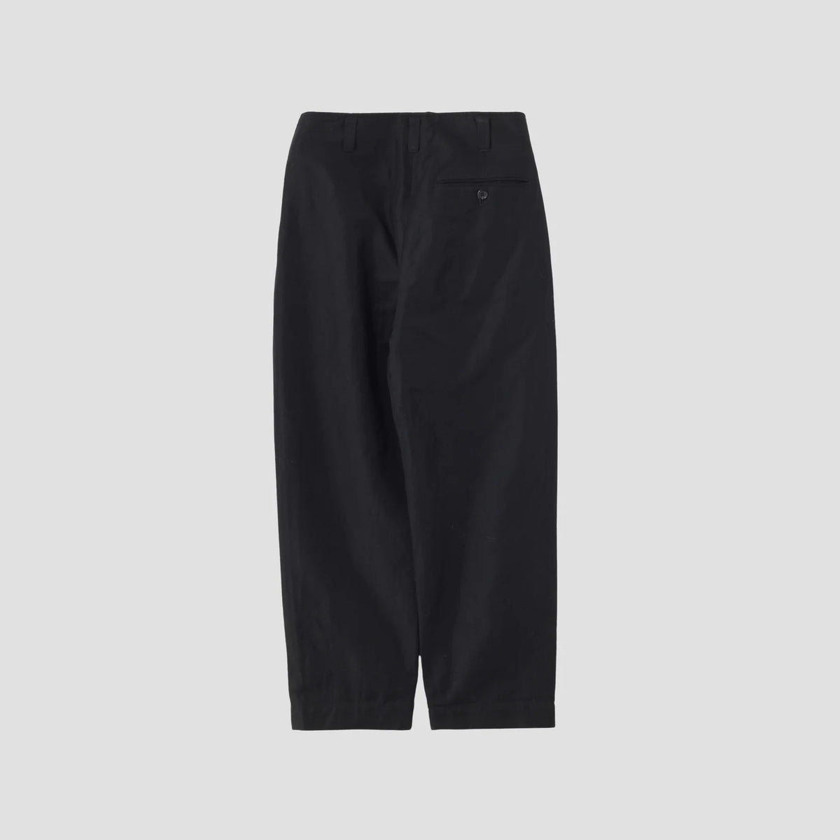 COTTON LINEN TWILL TROUSERS