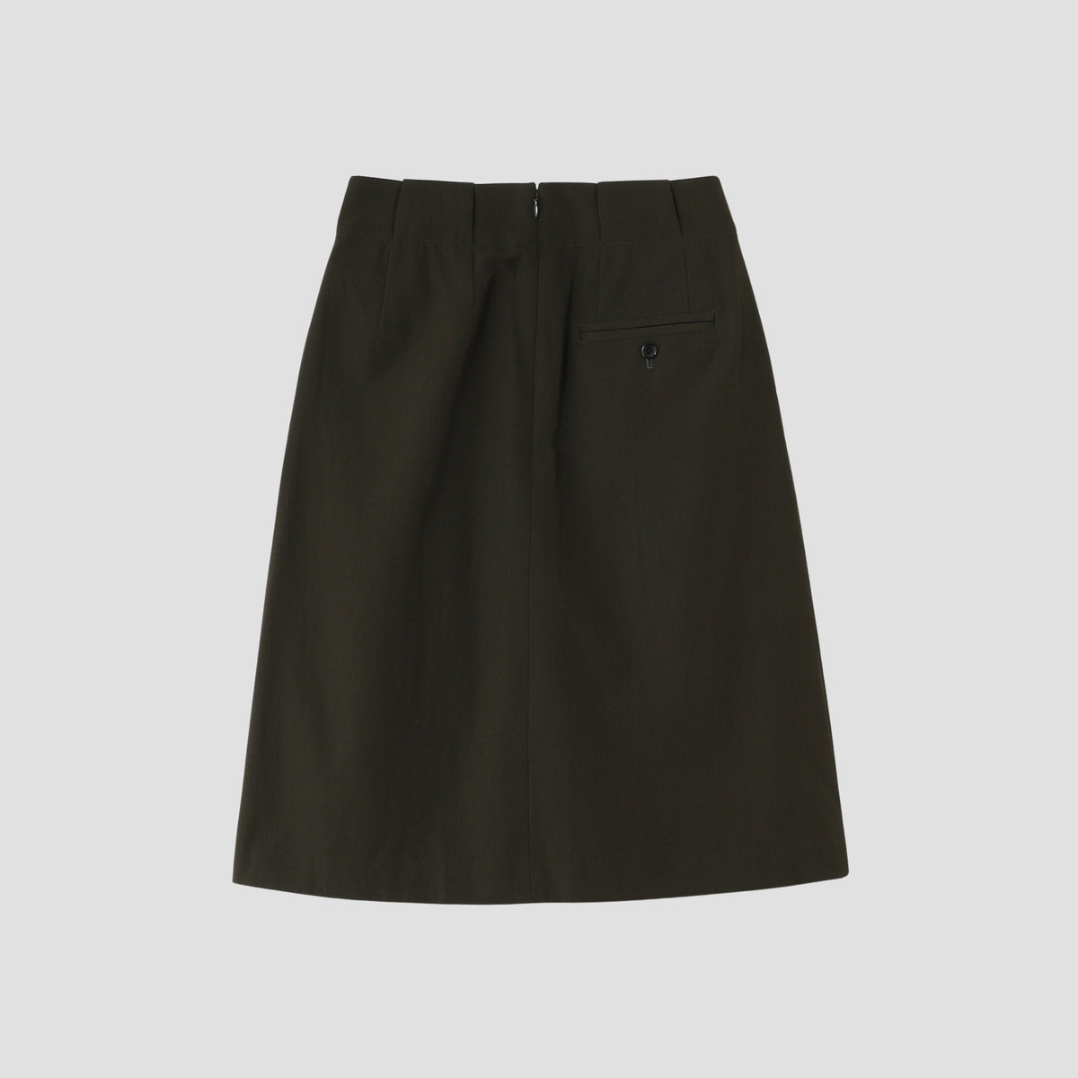 COMPACT COTTON WOOL SKIRT