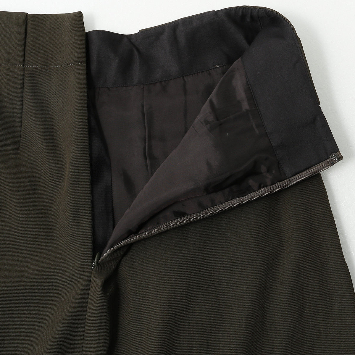 COMPACT COTTON WOOL SKIRT