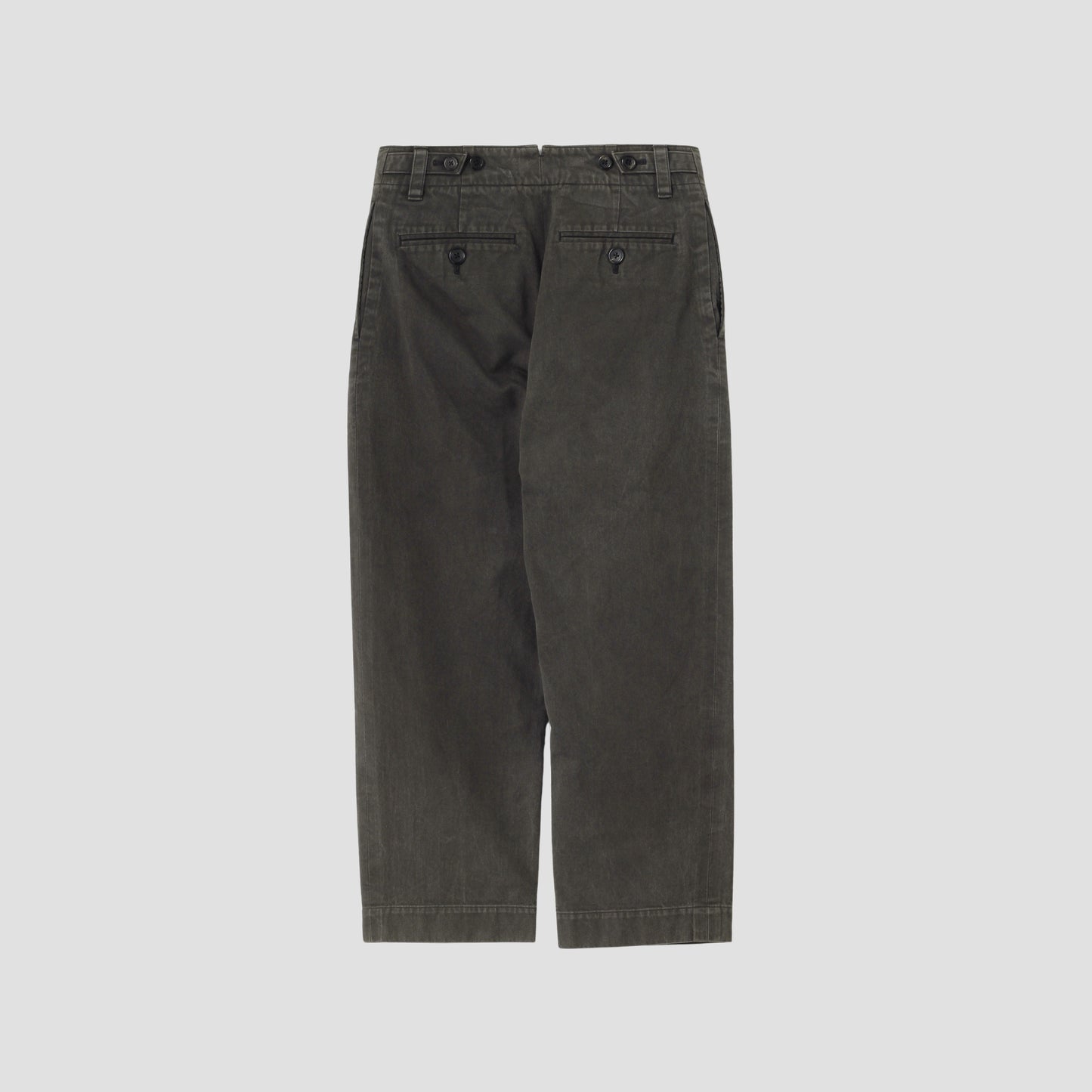 COTTON TWILL TROUSERS