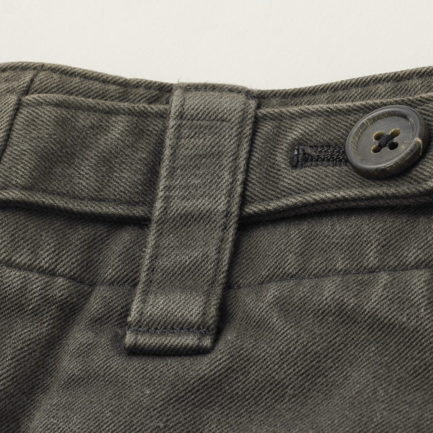 COTTON TWILL TROUSERS