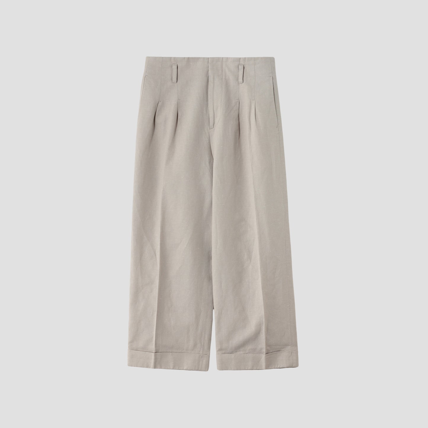 COTTON LINEN TROUSERS