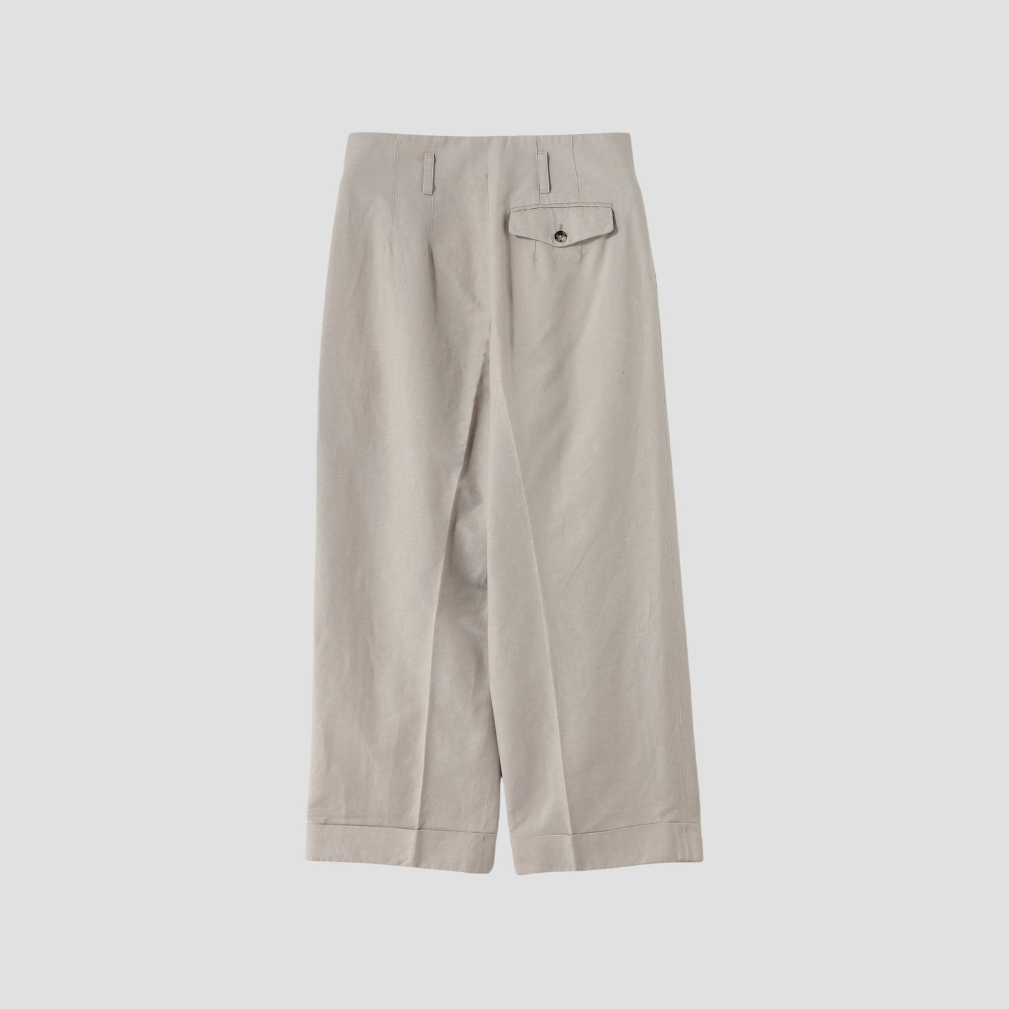 COTTON LINEN TROUSERS