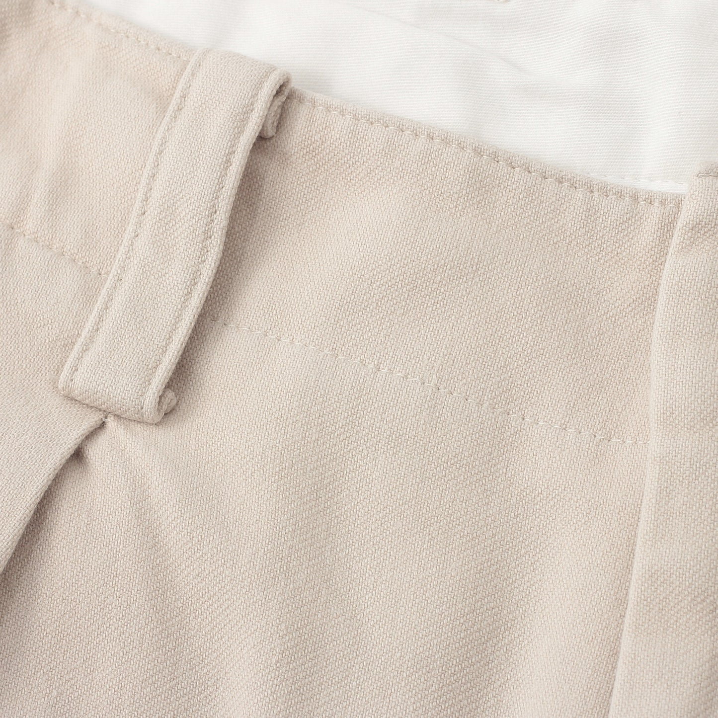 WASHED COTTON TWILL TROUSERS