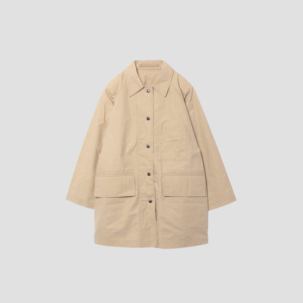 WASHED WAXED COTTON COAT