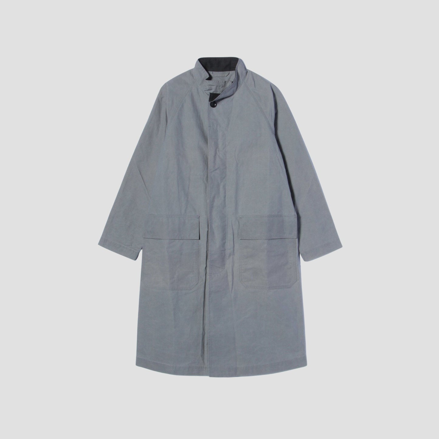 WASHED WAXED COTTON COAT