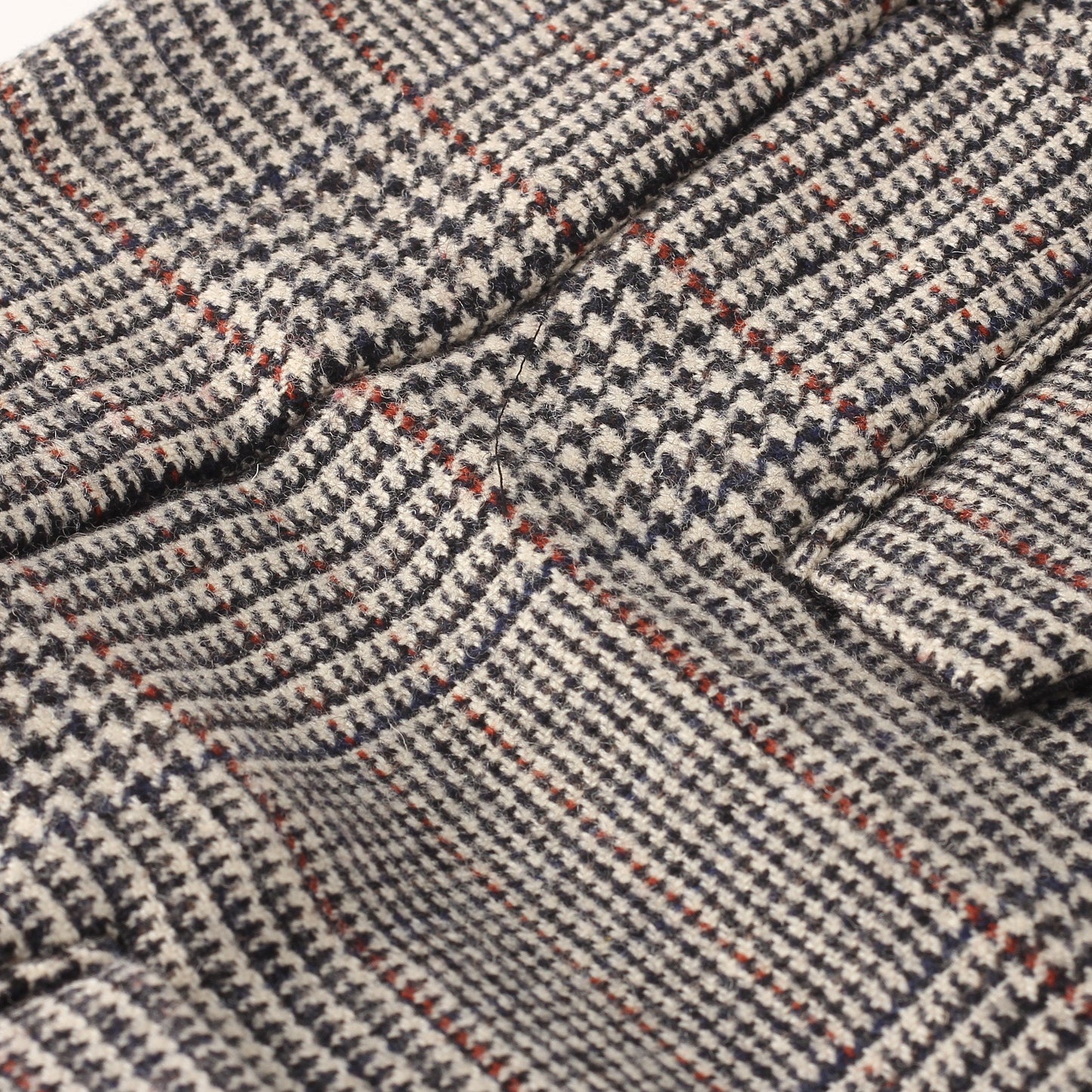 MULTI CHECK WOOL SKIRT