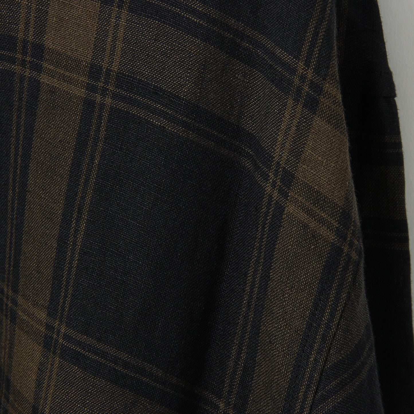 LARGE CHECK LINEN SHIRT