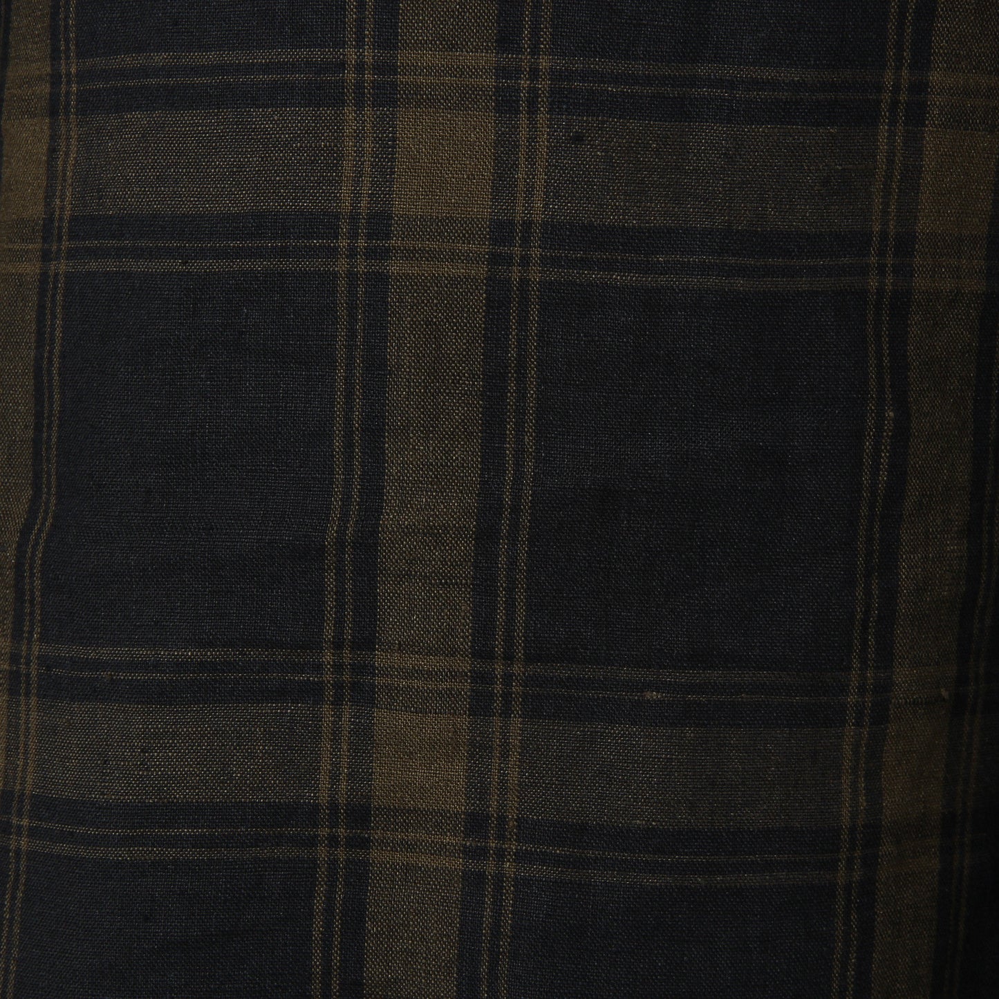 LARGE CHECK LINEN SHIRT