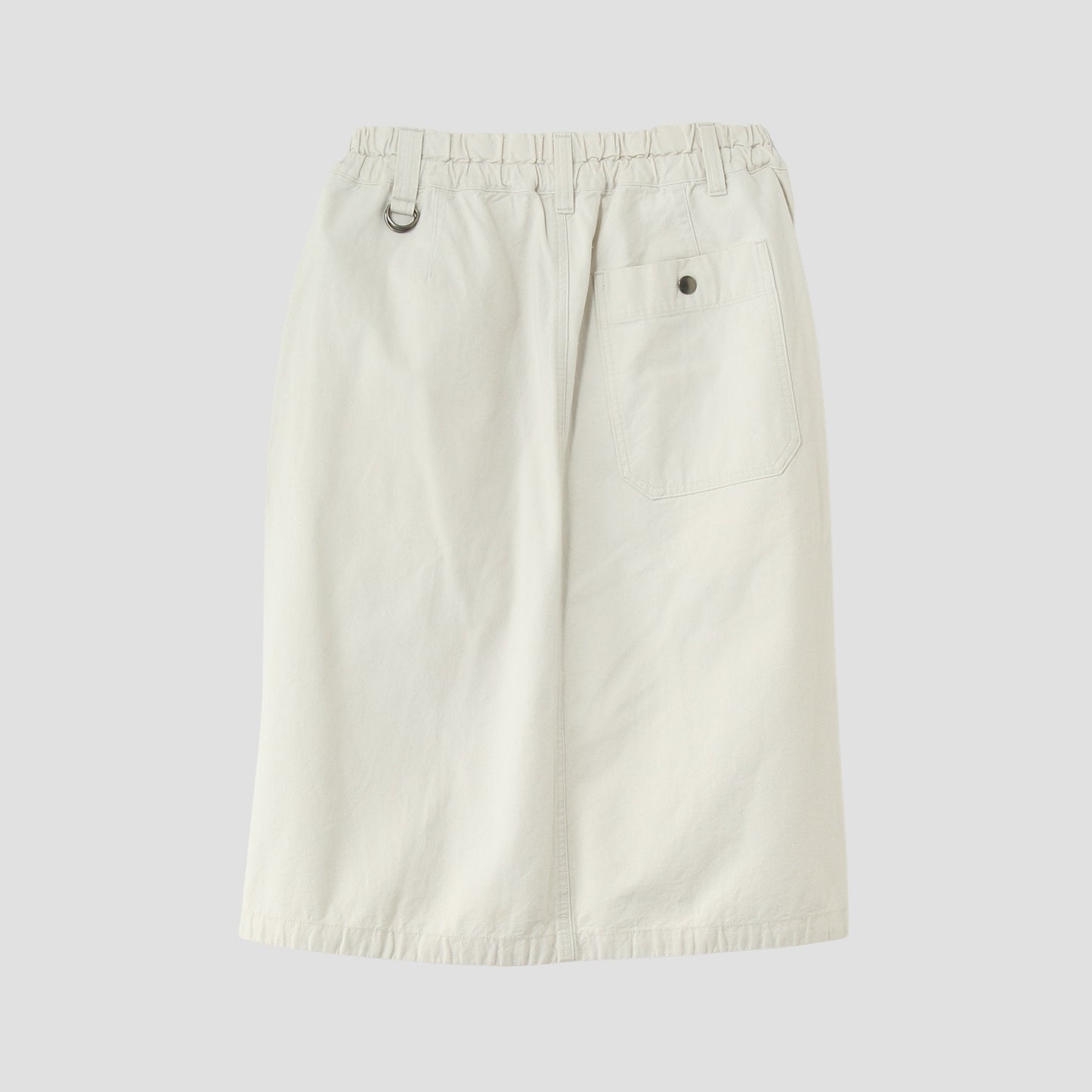 FADED COTTON TWILL SKIRT