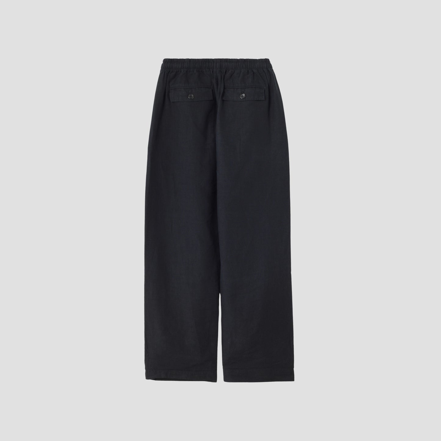 LINEN PLAIN WEAVE TROUSERS
