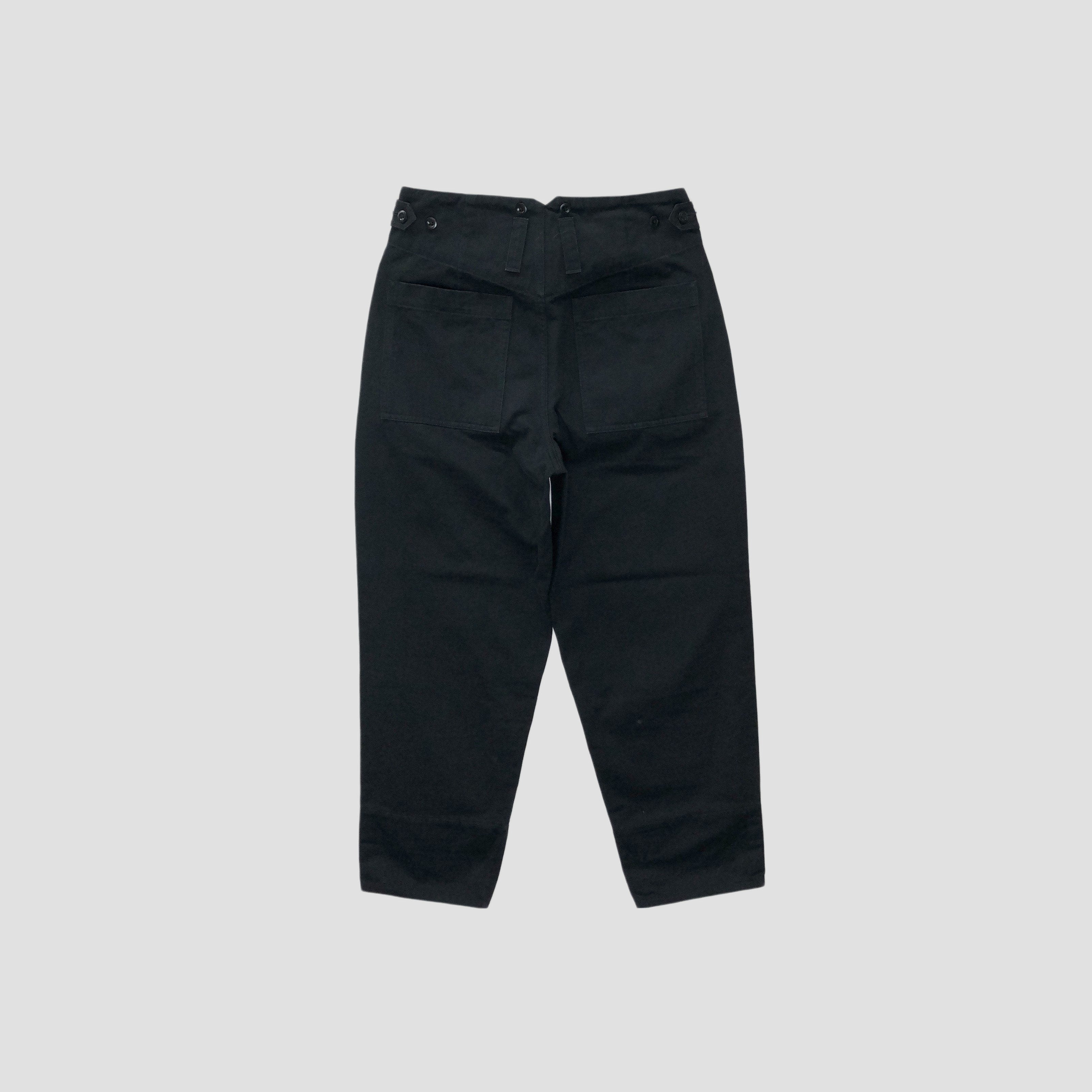極美品 マーガレットハウエル 25SS ウォッシュドコットンツイル トラウザー トラウザーズ / S / BLACK(ブラック) ｜ マーガレット・ハウエル 公式